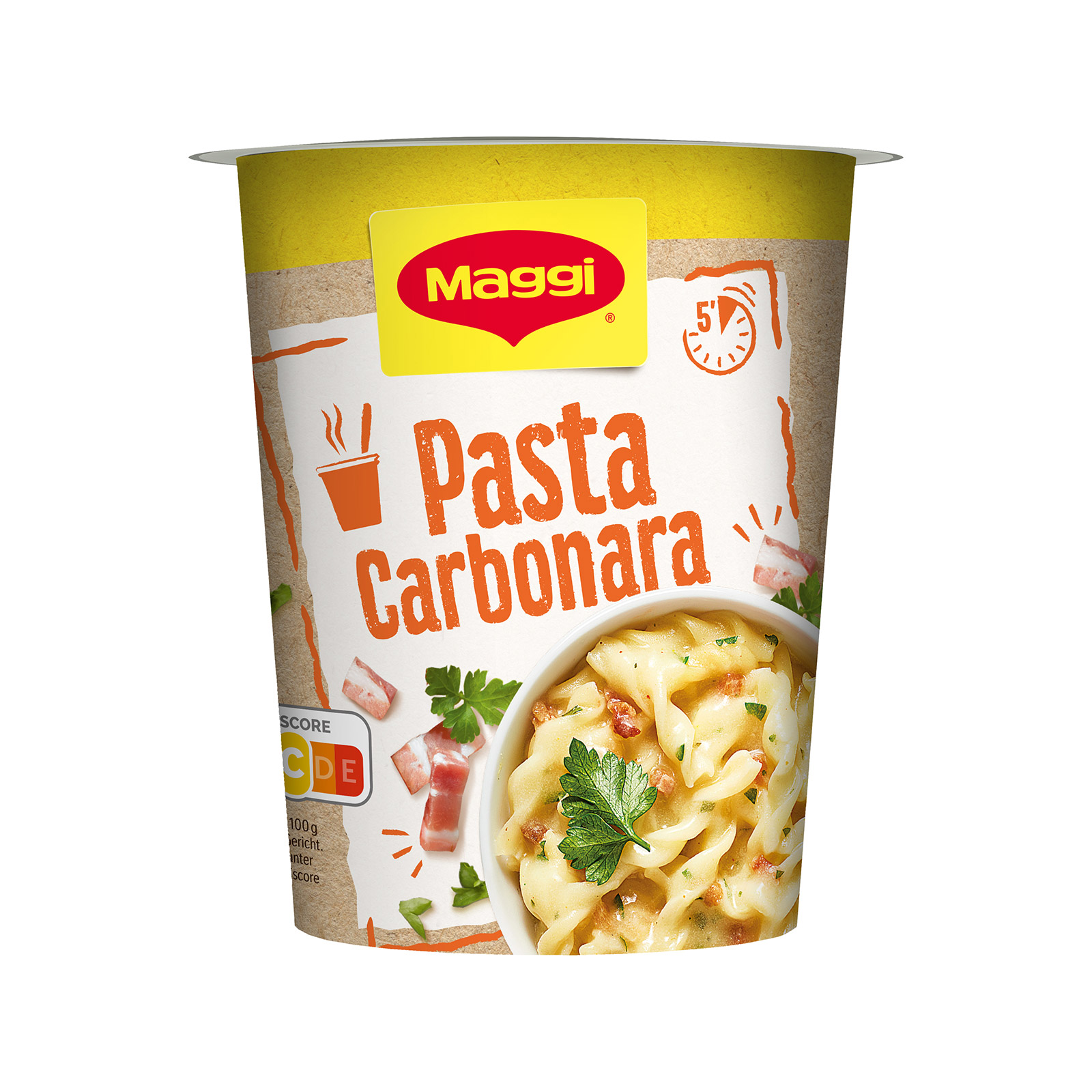 Maggi στιγμιαίο γεύμα pasta carbonara 50g εικόνα 1
