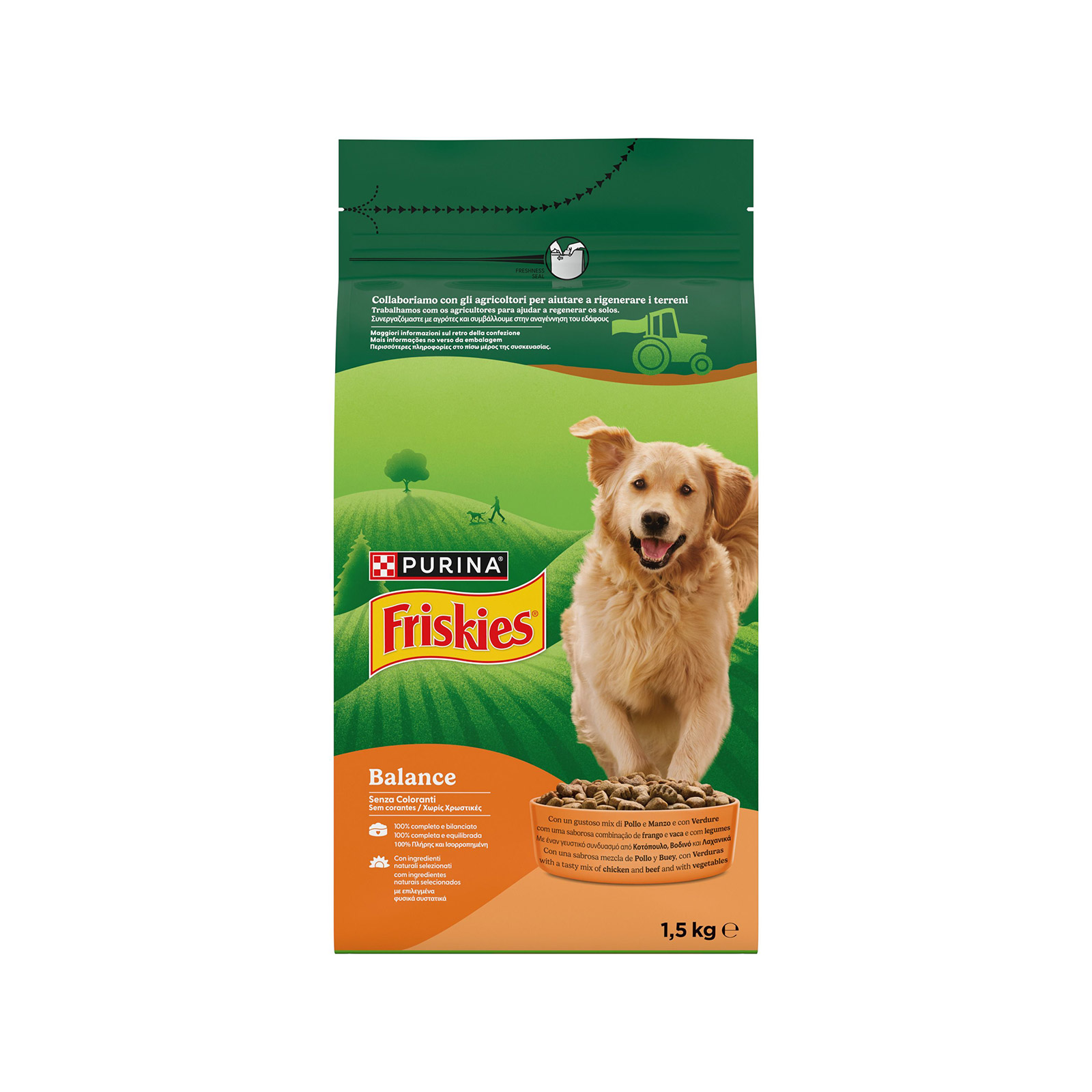 Friskies Balance ξηρά τροφή σκύλου 1.5kg εικόνα 1