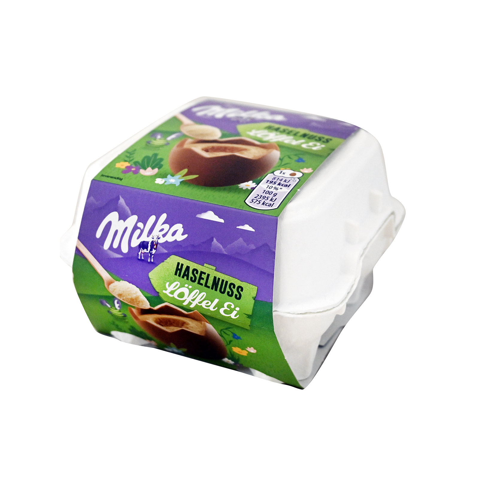 Milka σοκολατένια αυγουλάκια φουντούκι 4x34g εικόνα 1