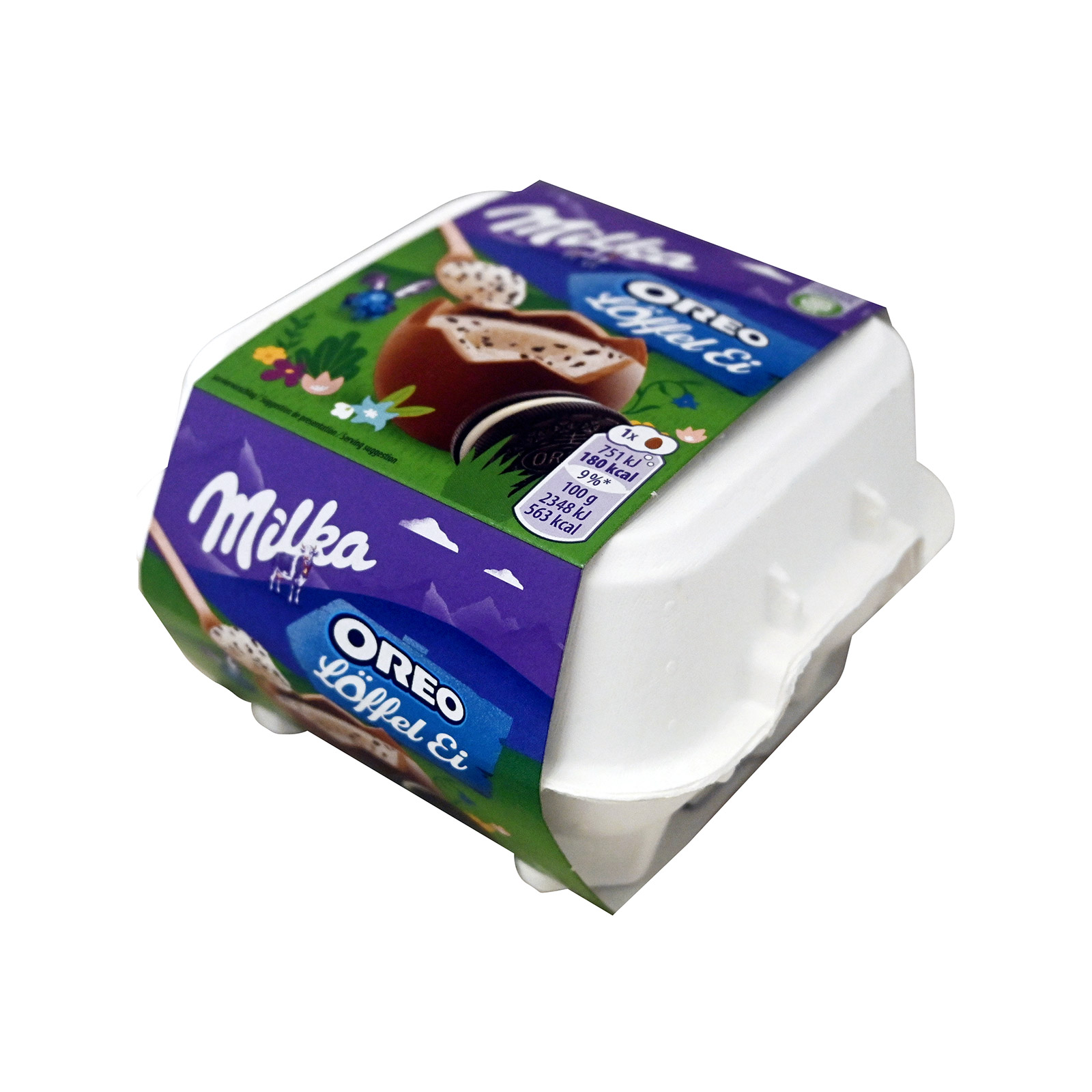 Milka chocolate easter egg oreo 4x32g image 1