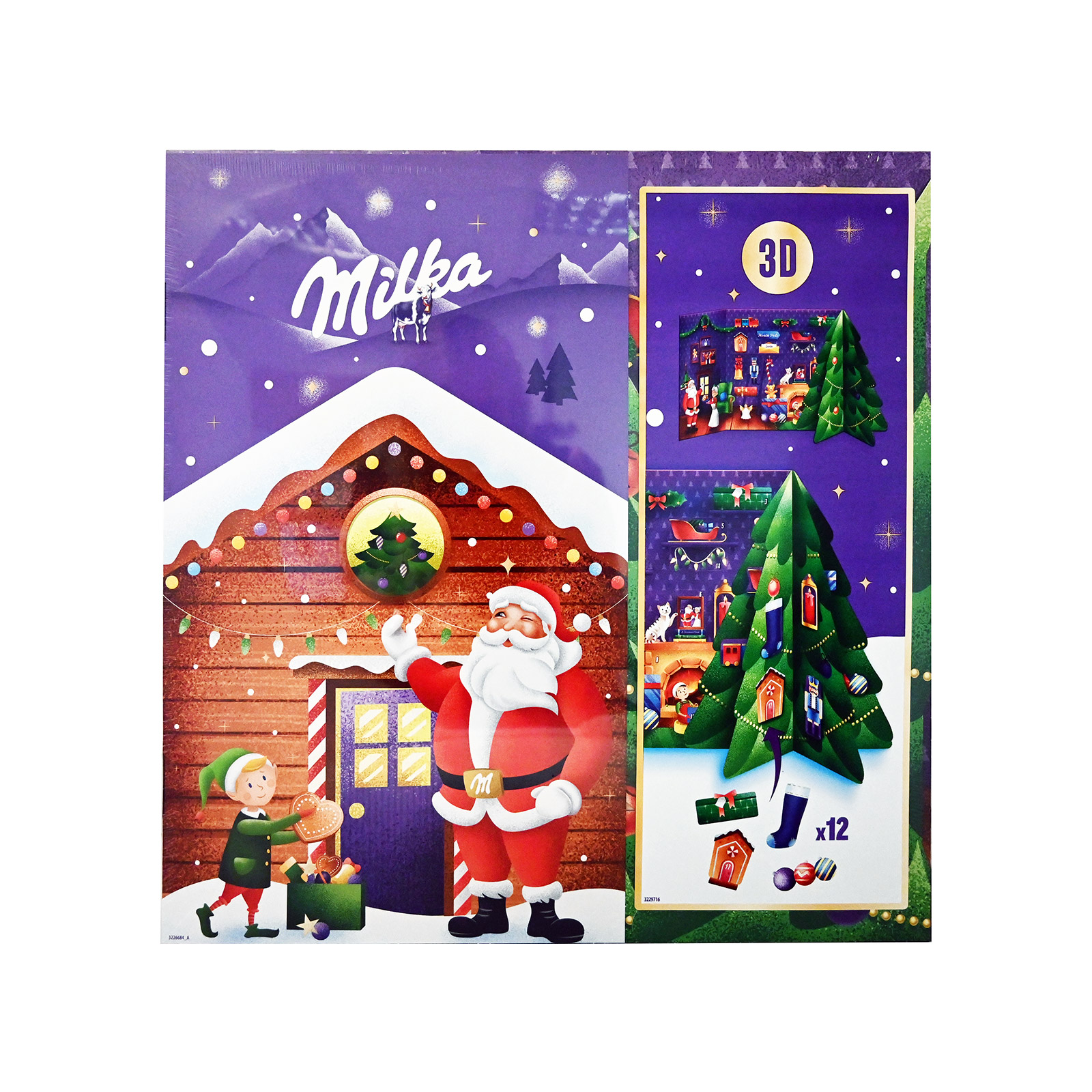 Milka σοκολατένιο ημερολόγιο 163g εικόνα 1