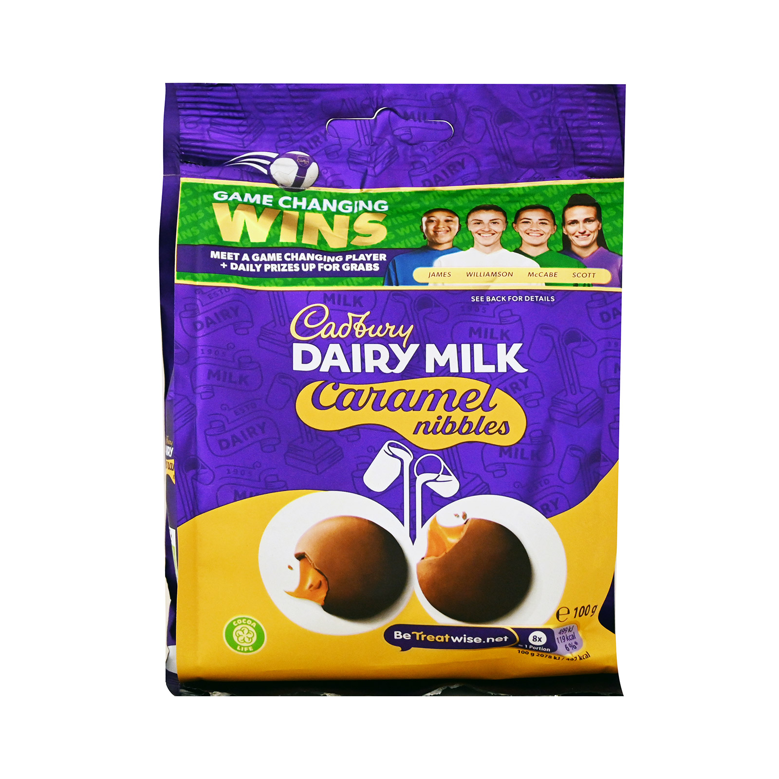 Cadbury chocolates Caramel Nibbles 100g image 1