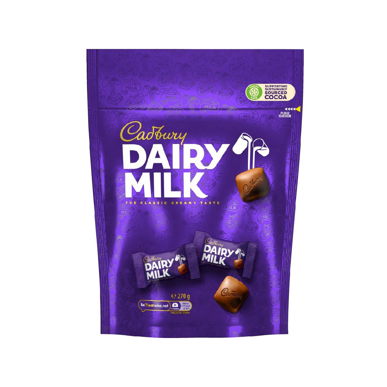 Cadbury Dairy milk milk chocolates 270g image 1