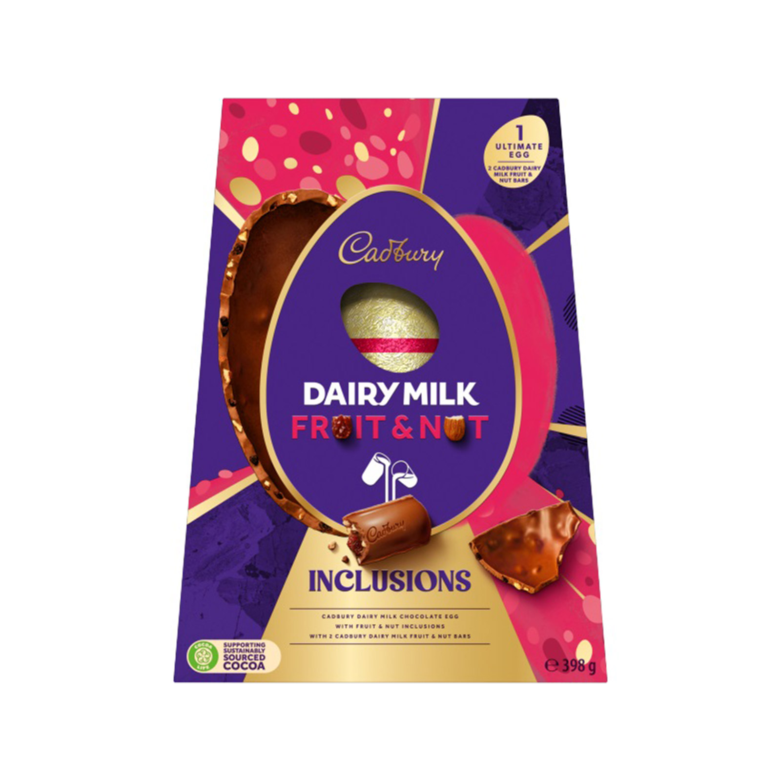 Cadbury Easter egg fruit & nut 398g image 1