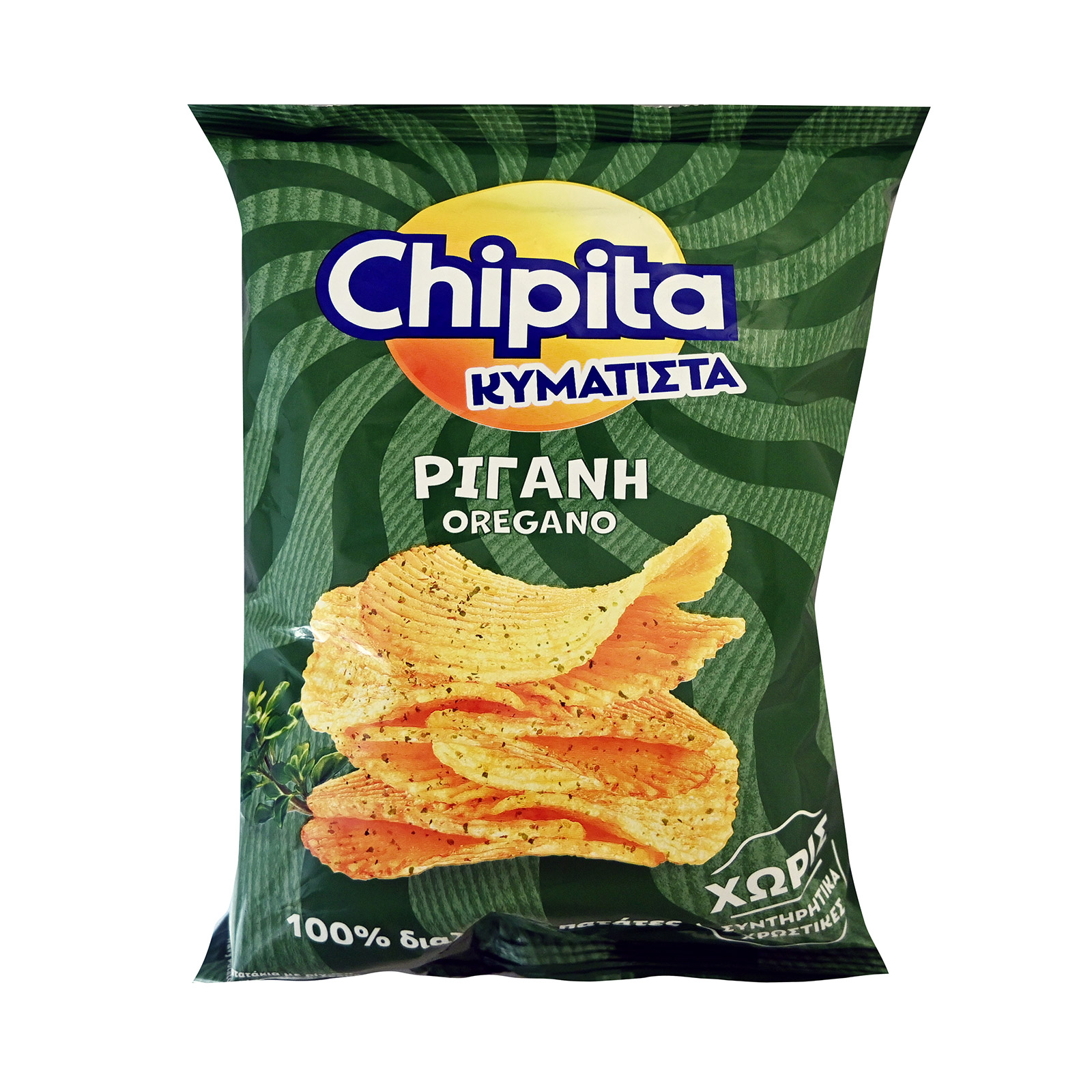 Chipita πατατάκια ρίγανη 80g εικόνα 1