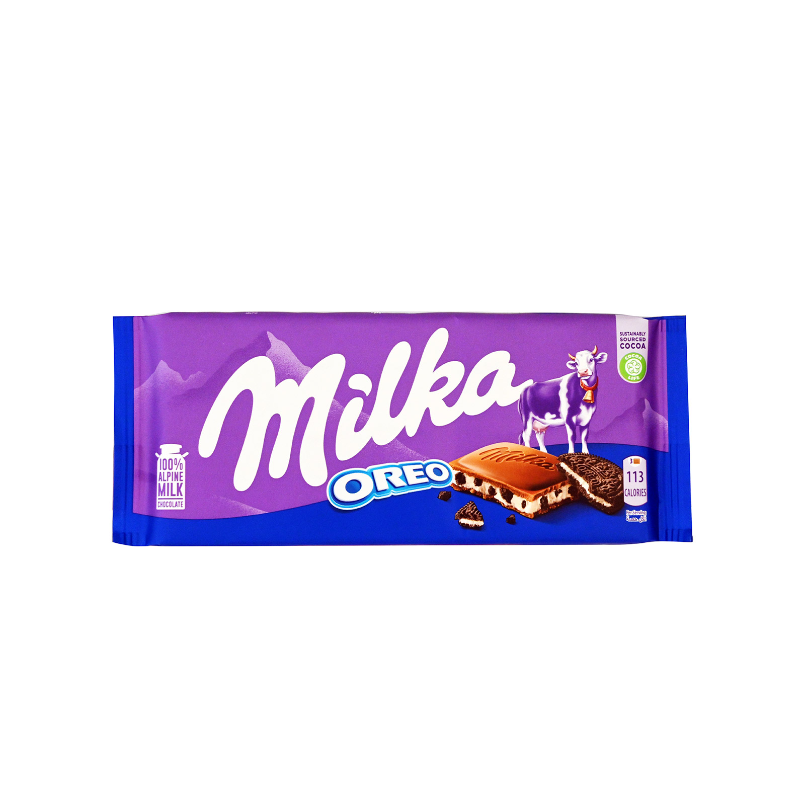 Milka σοκολάτα γάλακτος oreo 100g εικόνα 1