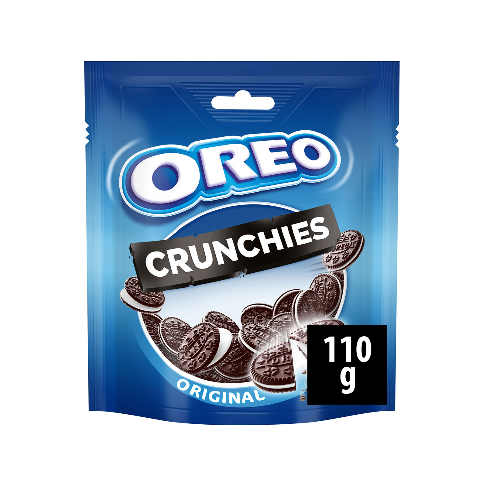 Oreo Crunchy bites μπισκότα γεμιστά original 110g εικόνα 1