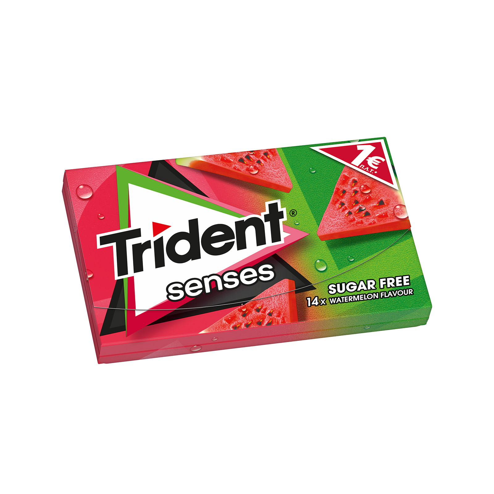 Trident Senses chewing gum watermelon 27g image 1
