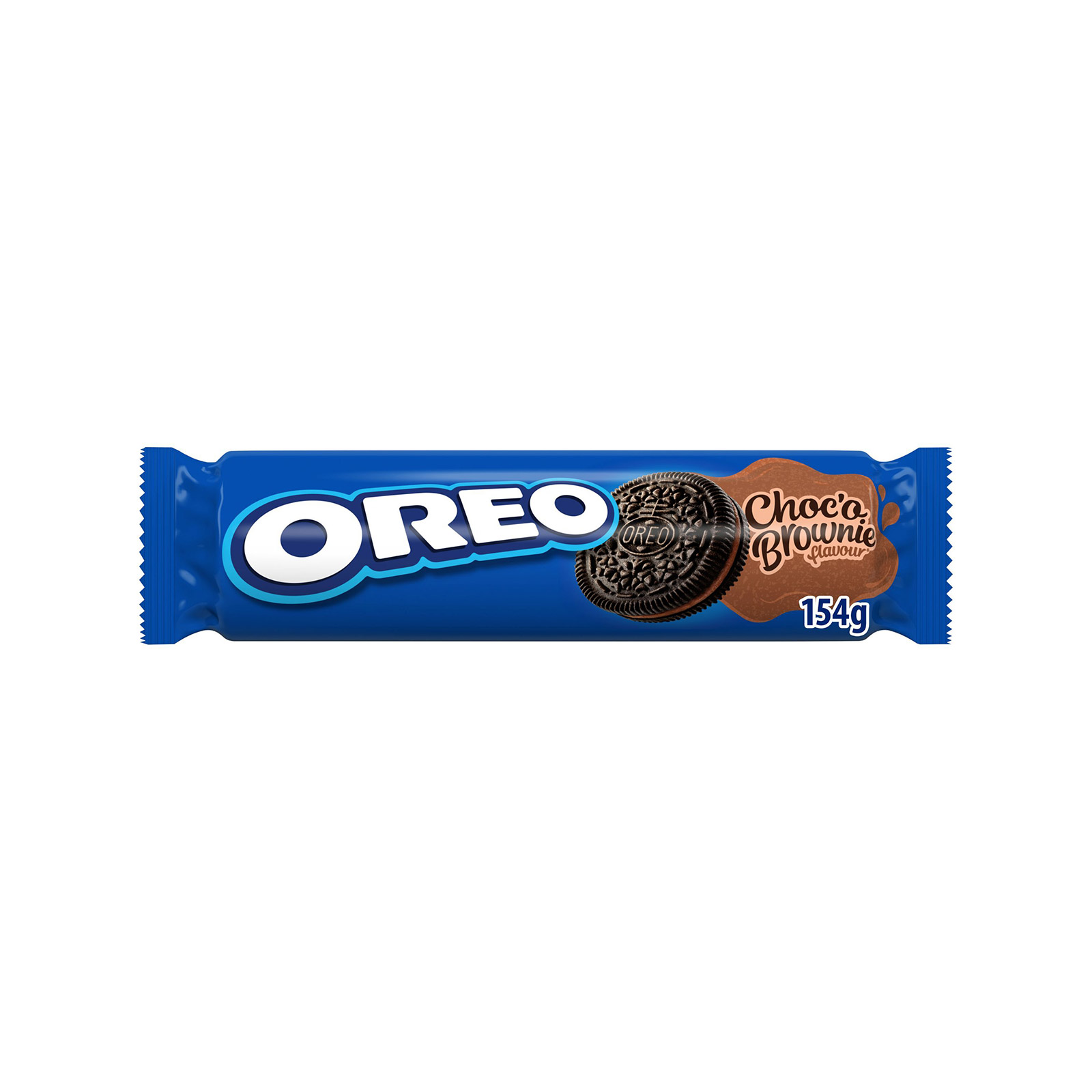 Oreo μπισκότα γεμιστά choco brownie 154g εικόνα 1