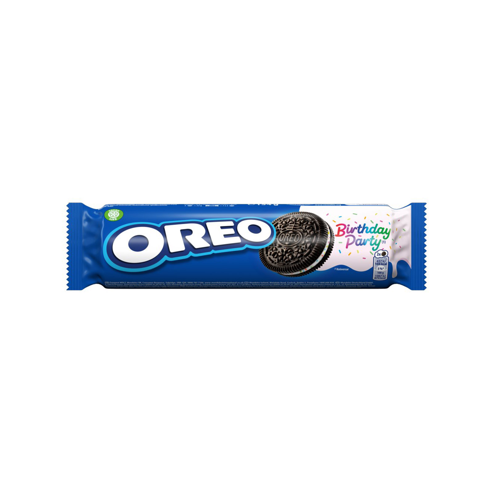Oreo μπισκότα γεμιστά birthday party 154g εικόνα 1