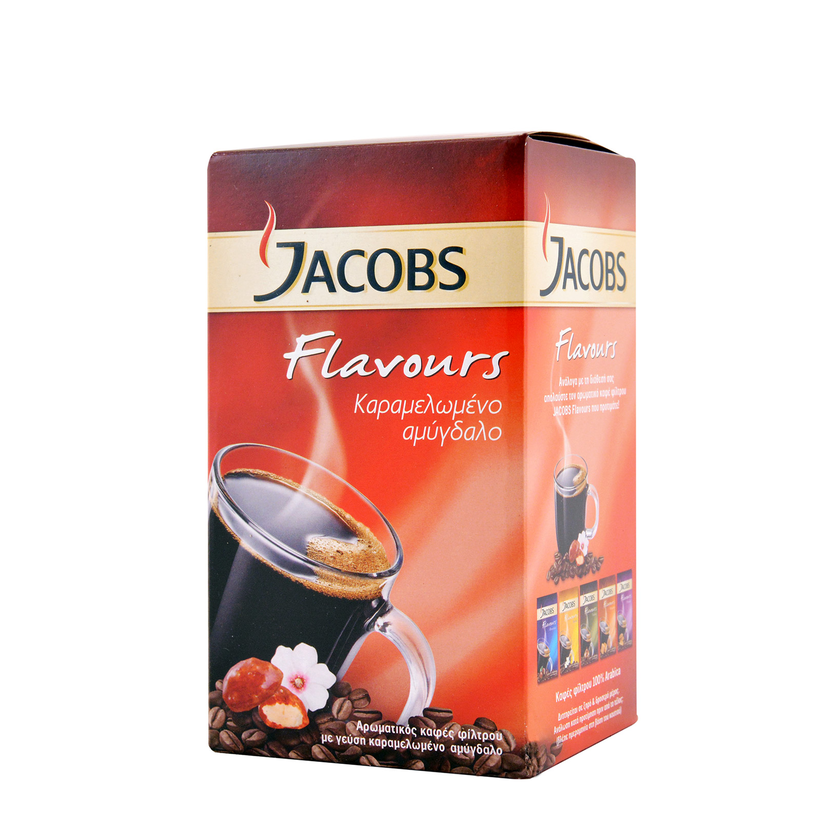Jacobs Flavours καφές φίλτρου καραμελωμένο αμύγδαλο 250g εικόνα 1