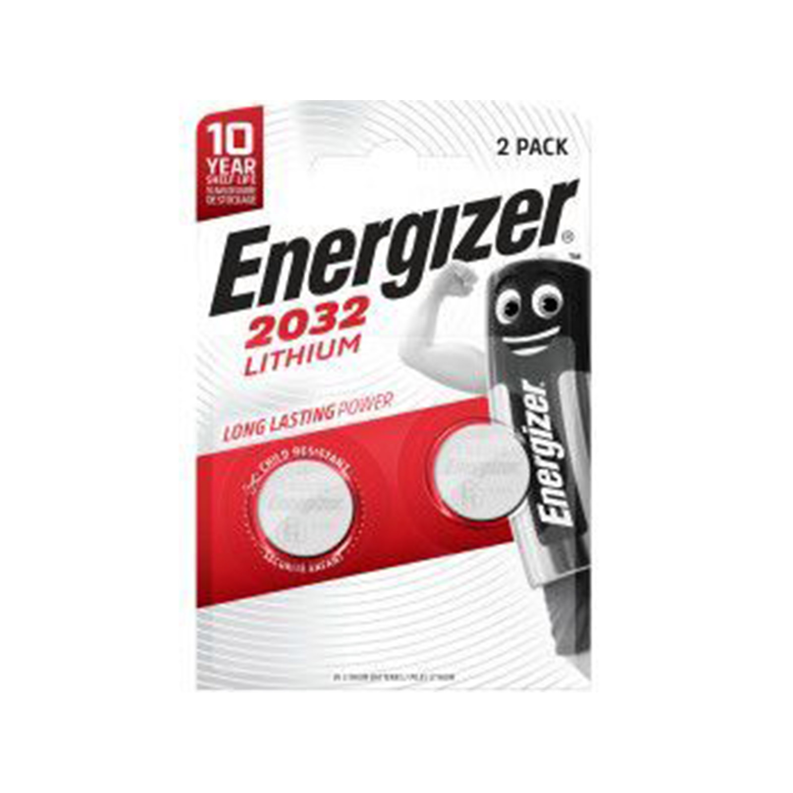 Energizer 2032 μπαταρίες λιθίου 3v 2τεμ εικόνα 1