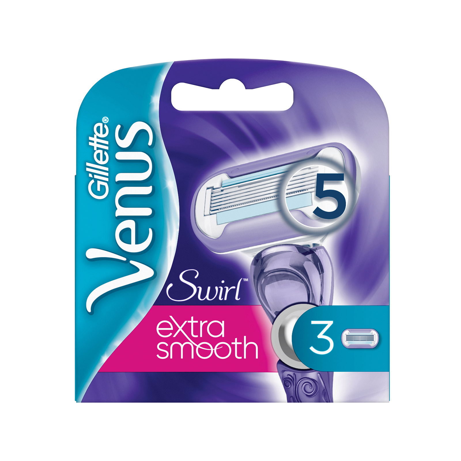 Gillette Venus ανταλλακτικά ξυραφάκια γυναικεία swirl γυναικεία 3τεμ εικόνα 1