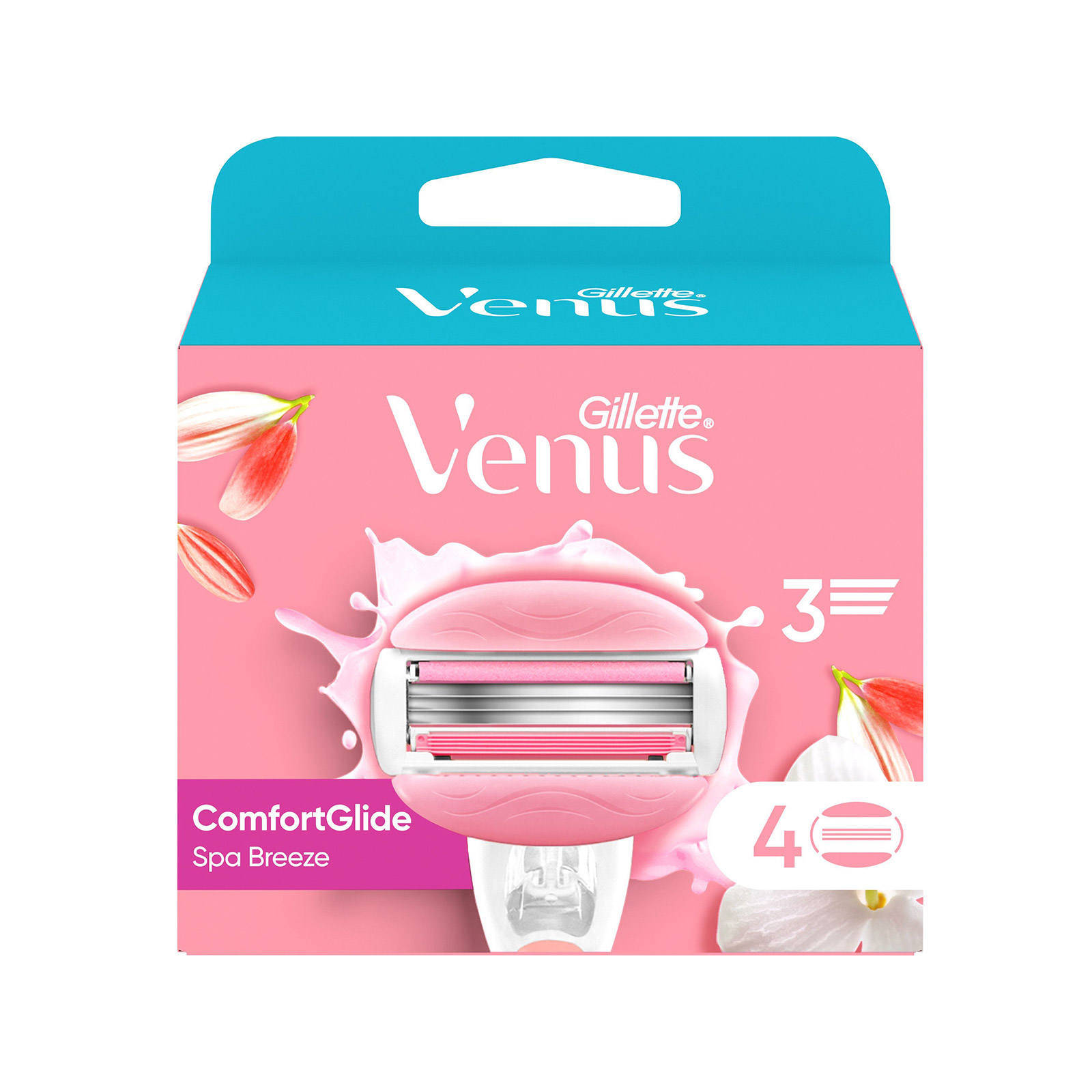 Gillette Venus ανταλλακτικά ξυραφάκια γυναικεία spa breeze γυναικεία 4τεμ εικόνα 1
