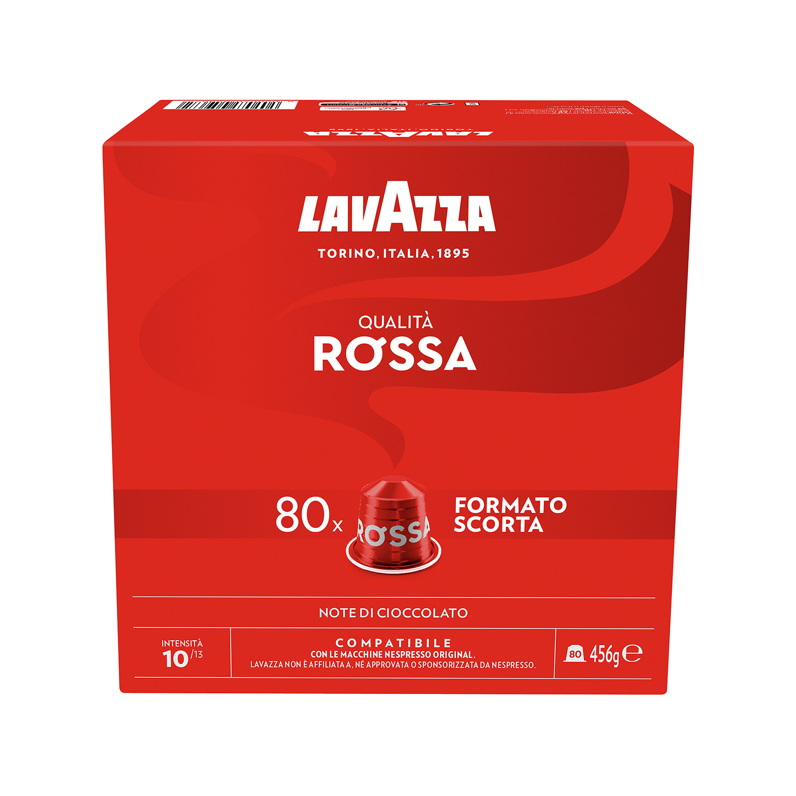 Lavazza Rossa espresso coffee capsules 80pcs image 1