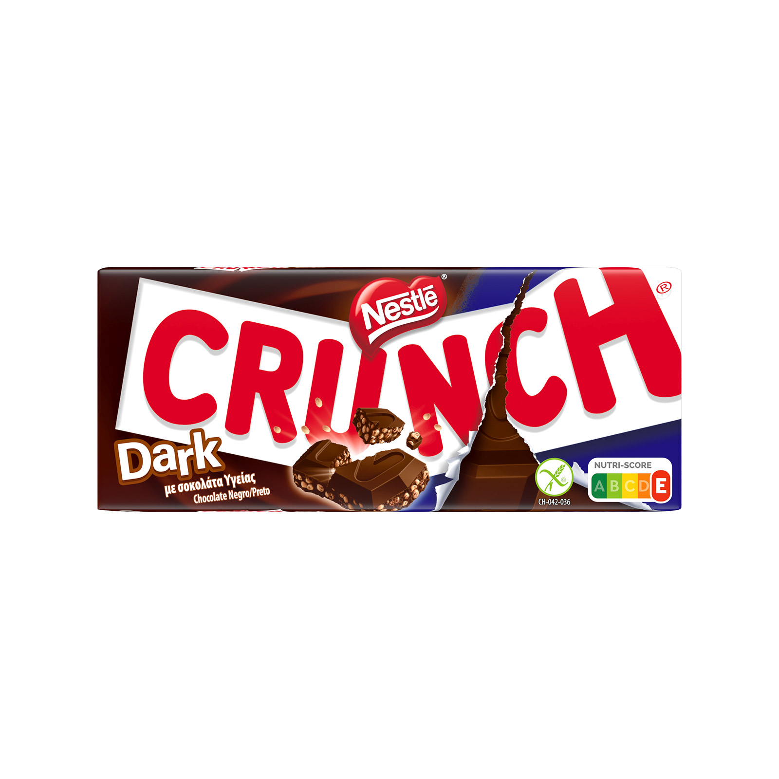 Nestle Crunch σοκολάτα υγείας 100g εικόνα 1