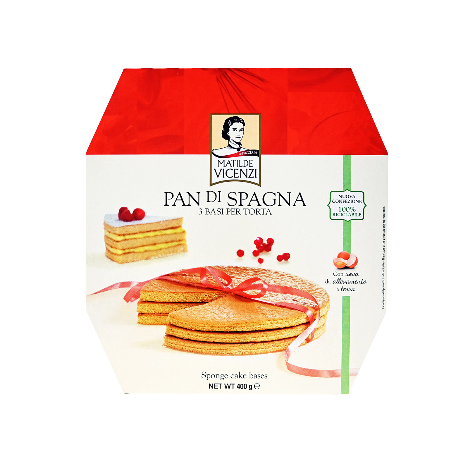 Matilde Vicenzi Pan di spagna βάση σφολιάτας 400g εικόνα 1