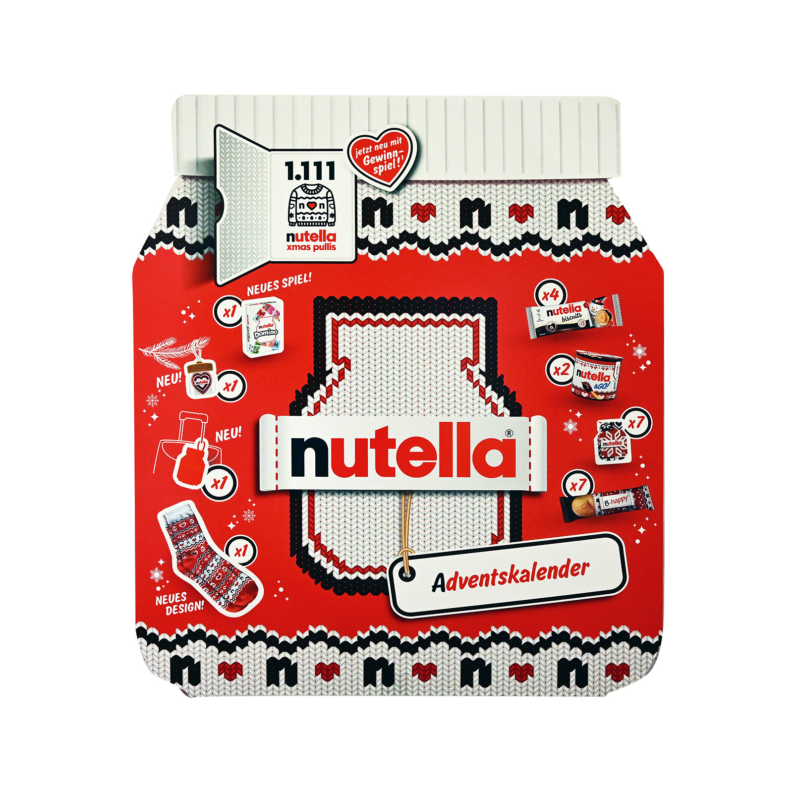 Nutella chocolate advent calendar 528g image 1