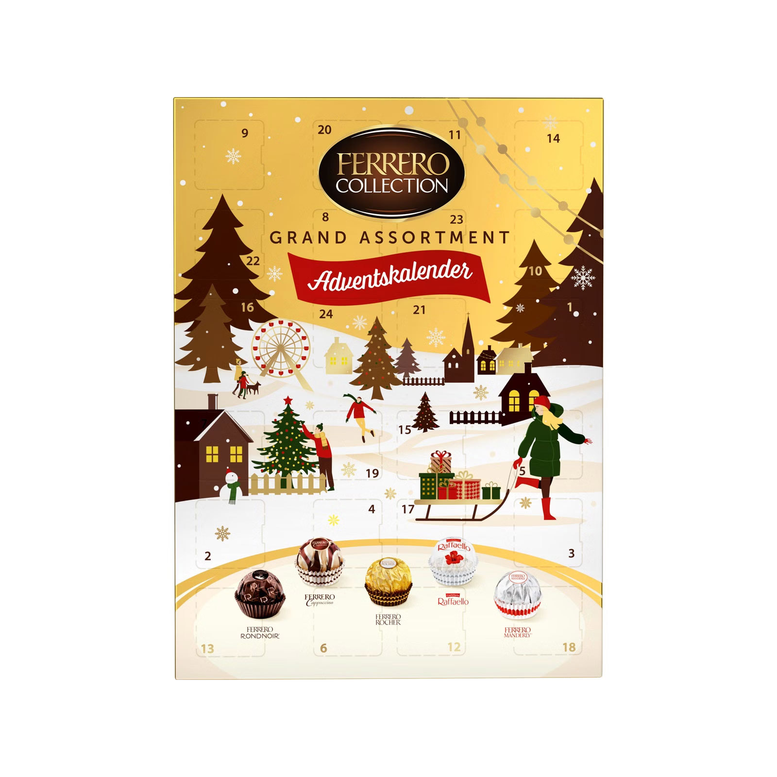 Ferrero σοκολατένιο ημερολόγιο 250g εικόνα 1
