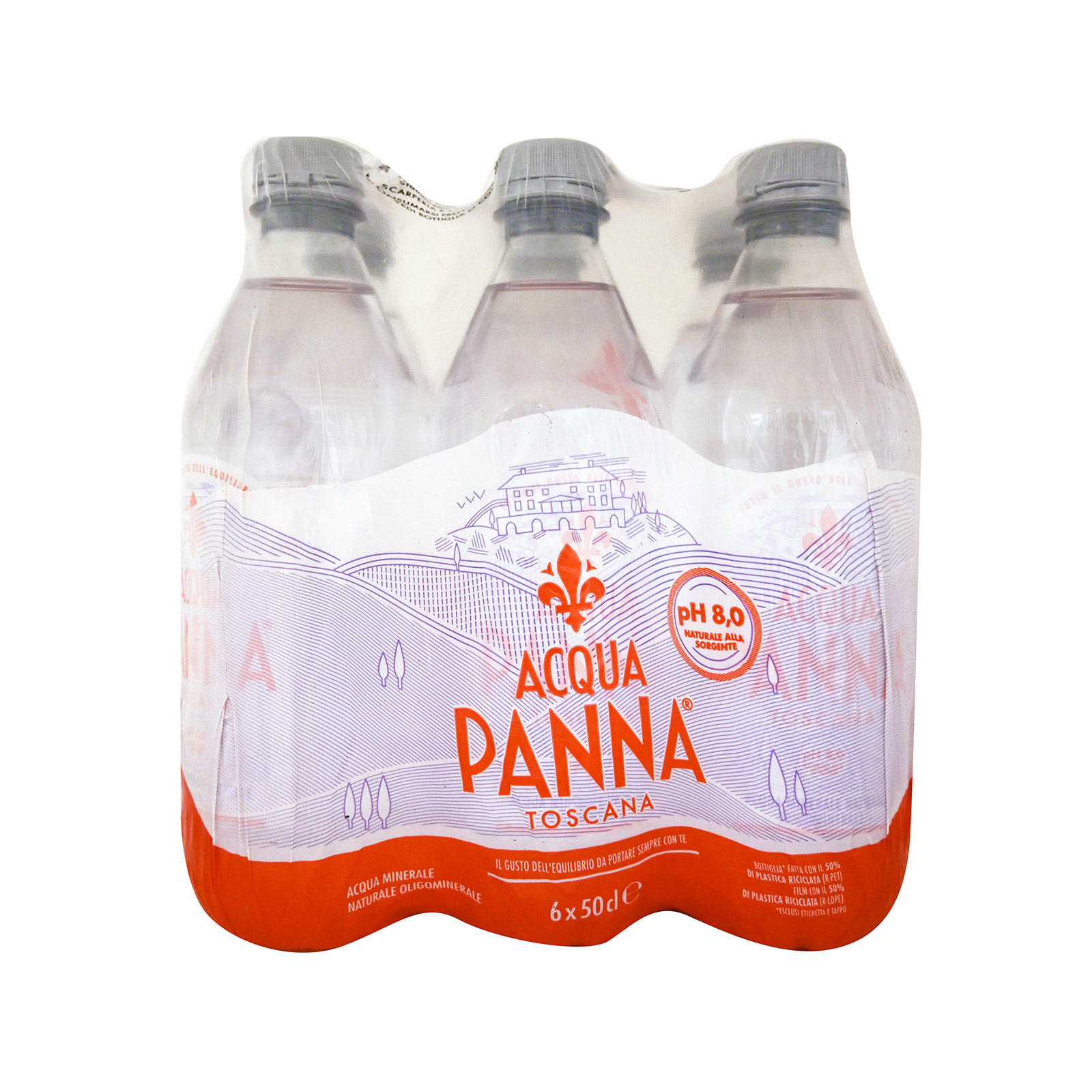 Acqua Panna φυσικό μεταλλικό νερό 6x500ml εικόνα 1