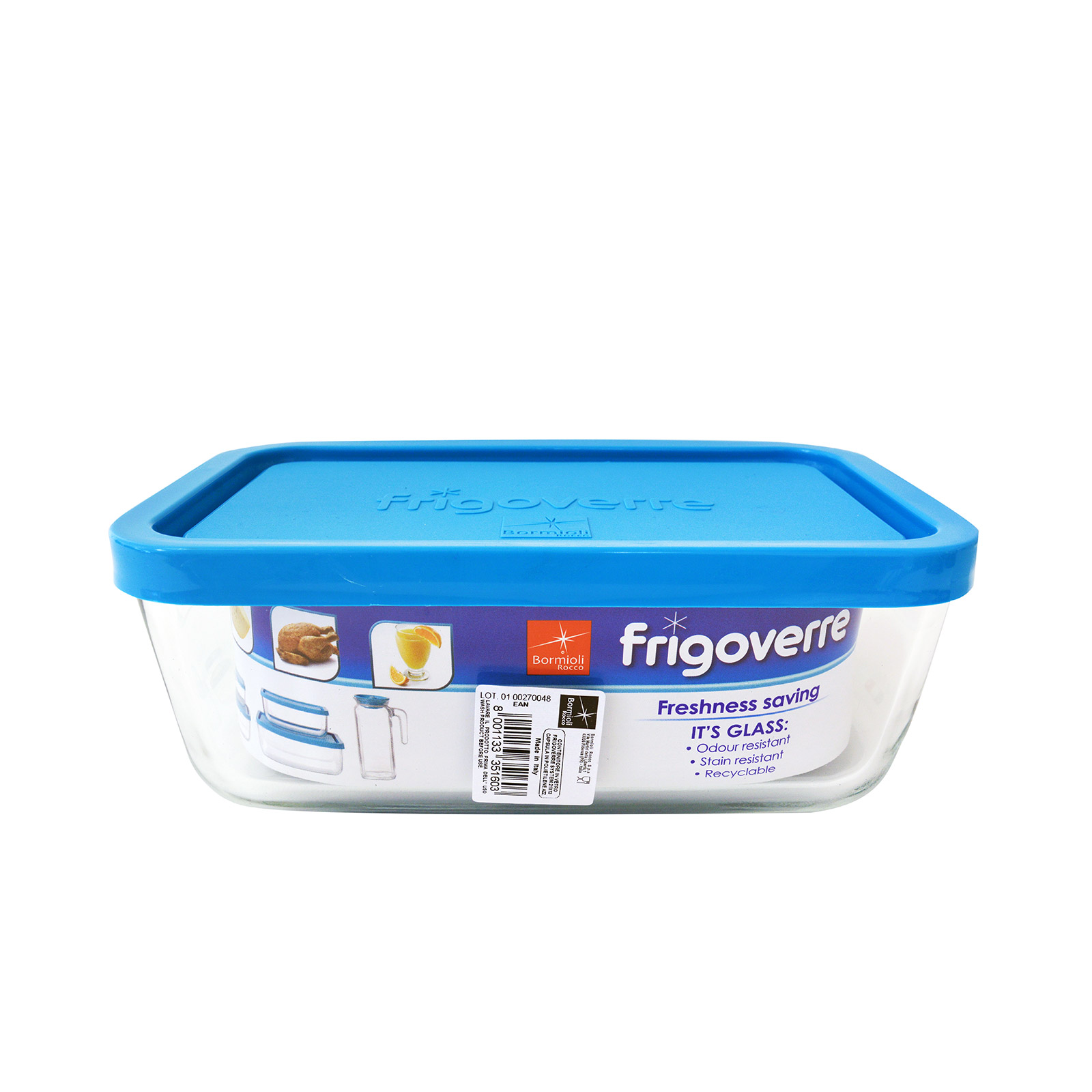 Frigoverre τάπερ ψυγείου γυάλινο 21χ13εκ εικόνα 1