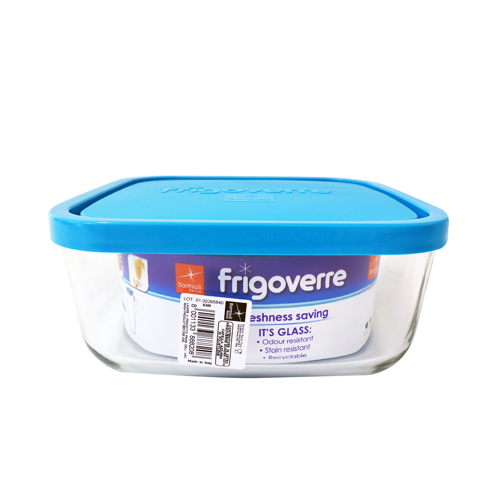 Frigoverre τάπερ ψυγείου γυάλινο 19χ19εκ εικόνα 1