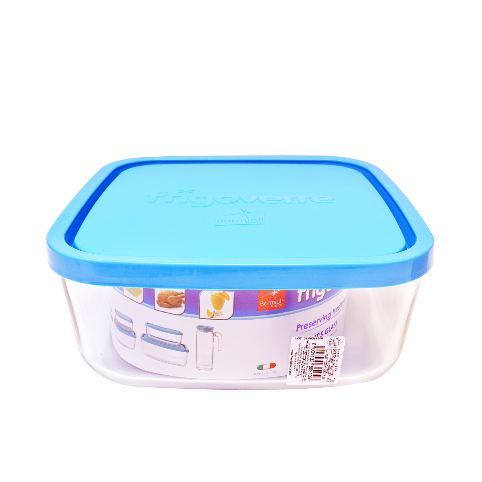 Frigoverre τάπερ ψυγείου γυάλινο τετράγωνο 22χ22εκ εικόνα 1