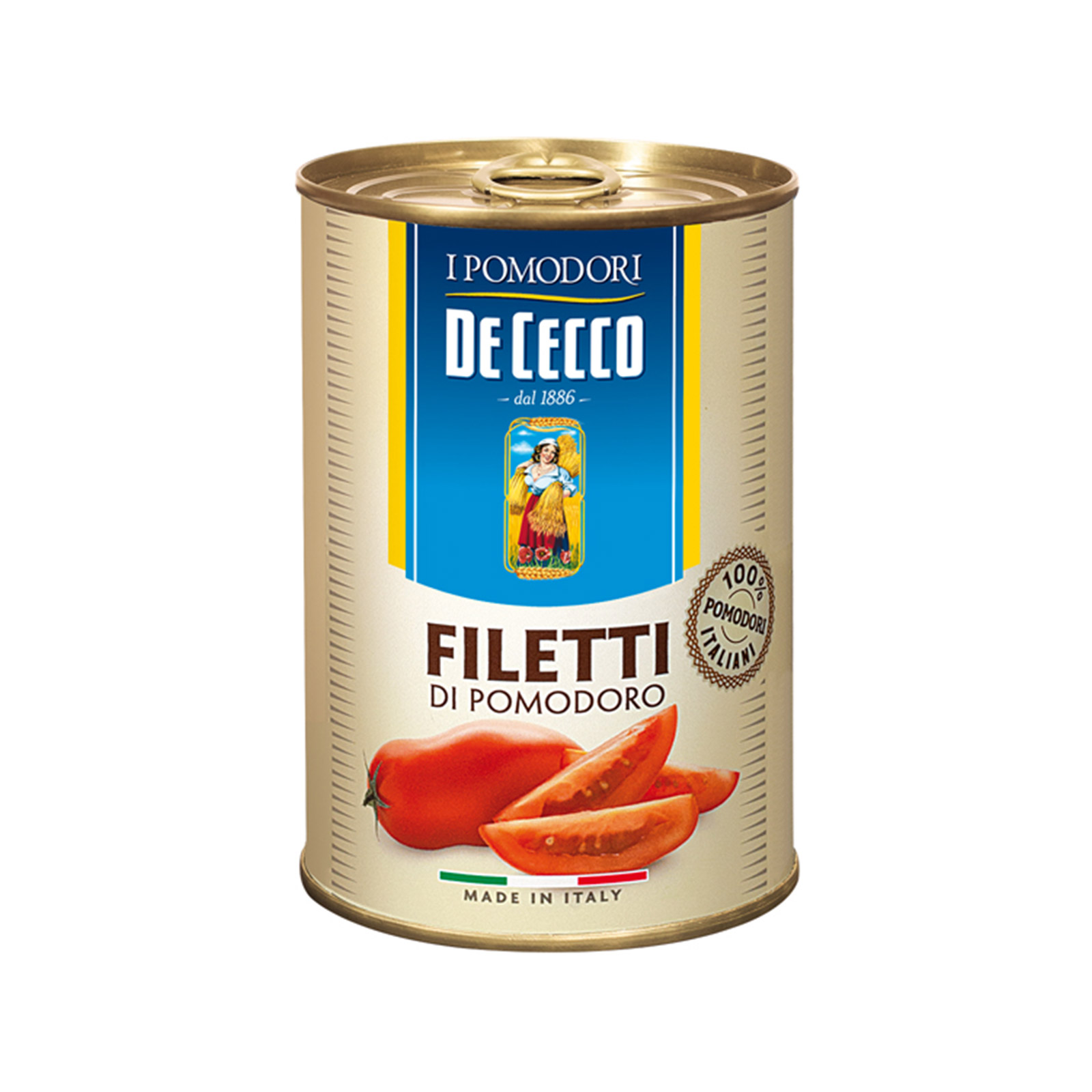 De Cecco τοματάκι ψιλοκομμένο αποφλοιωμένο 400g εικόνα 1