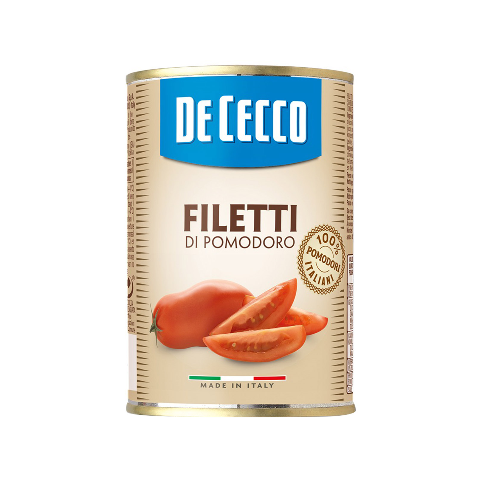 De Cecco τοματάκι ψιλοκομμένο αποφλοιωμένο 400g εικόνα 1