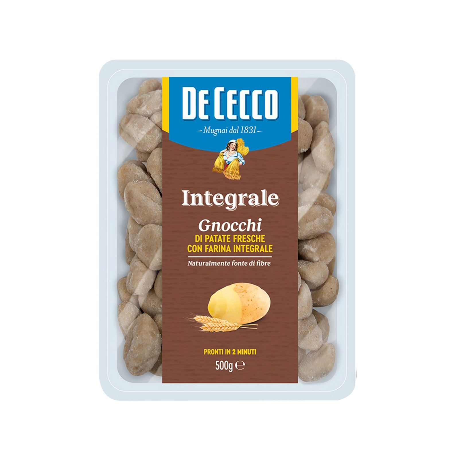 De Cecco νιόκι πατάτας ολικής αλέσεως 500g εικόνα 1