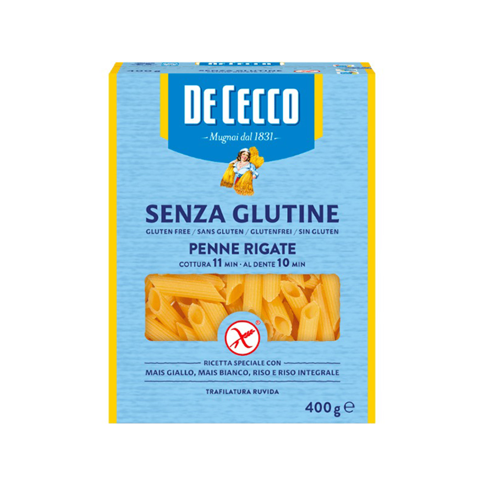 De Cecco πάστα ζυμαρικών πέννες ριγέ No. 41 400g εικόνα 1