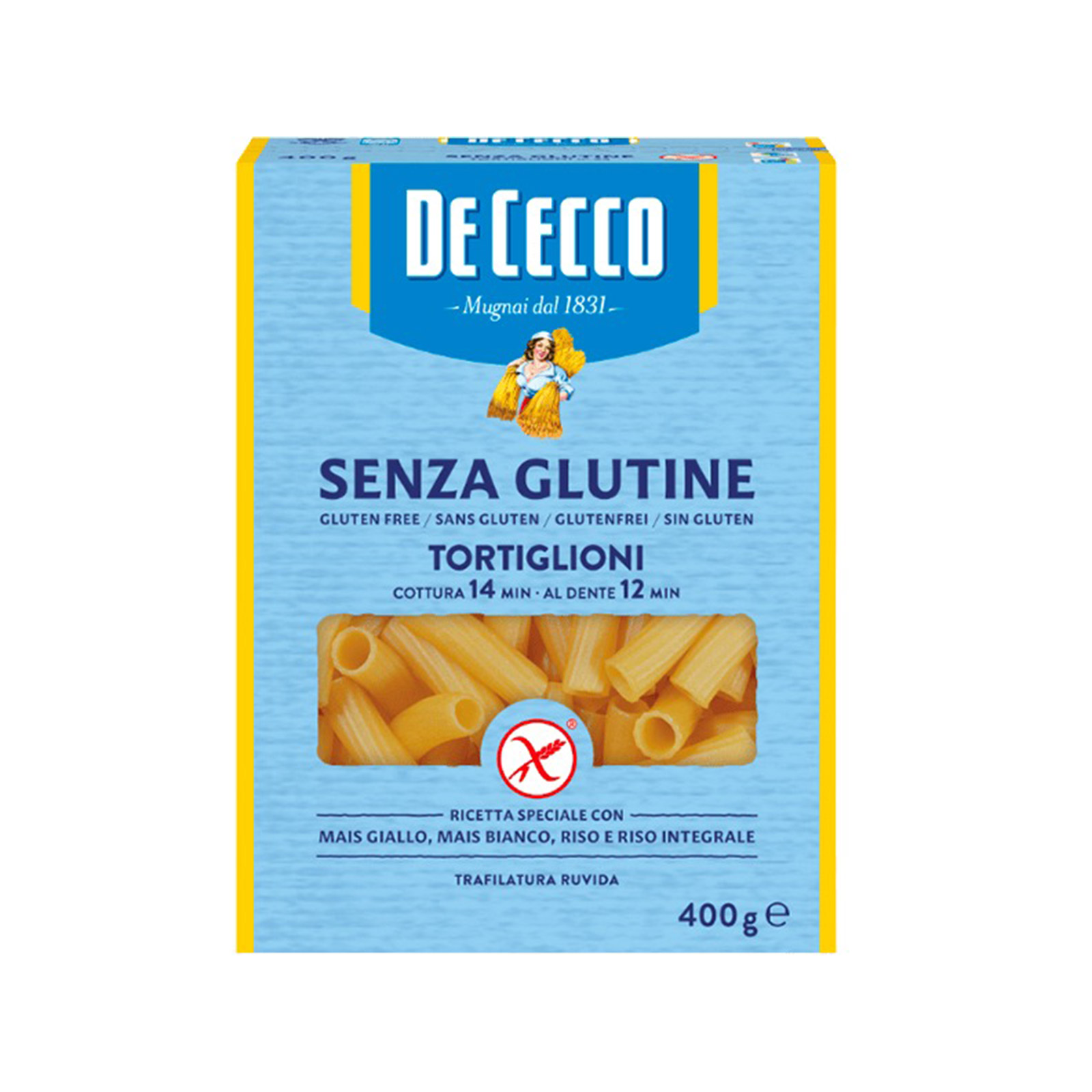 De Cecco πάστα ζυμαρικών tortiglioni No. 23 400g εικόνα 1