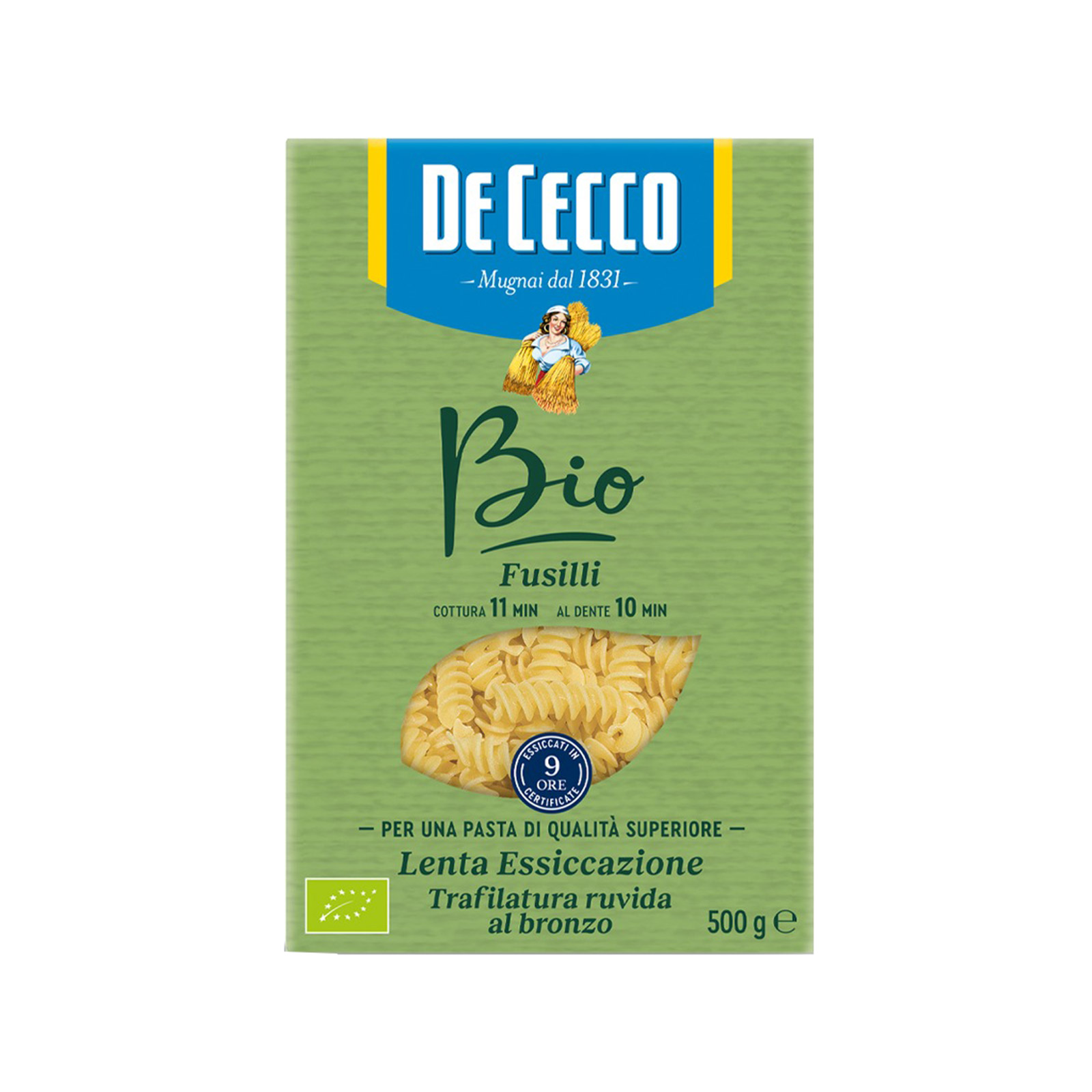 De Cecco πάστα ζυμαρικών σιμιγδαλιού fusilli No. 34 500g εικόνα 1