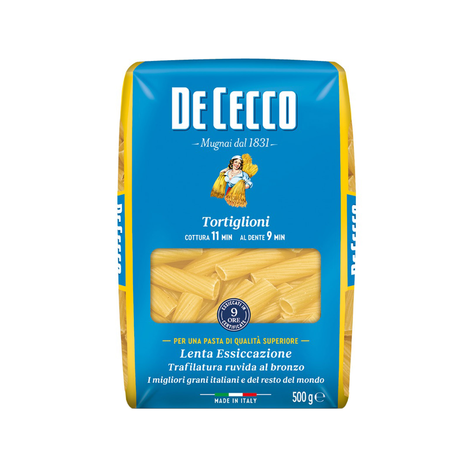 De Cecco πάστα ζυμαρικών tortiglioni No. 23 500g εικόνα 1