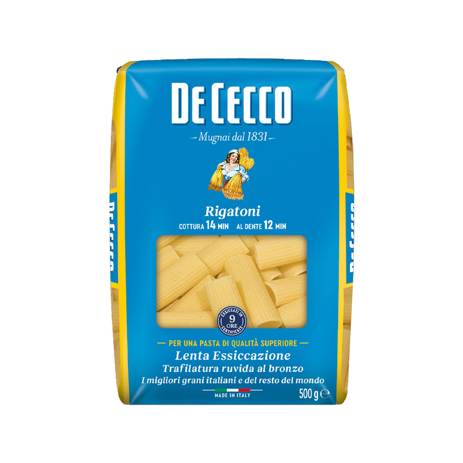 De Cecco pasta Rigatoni No. 24 500g image 1