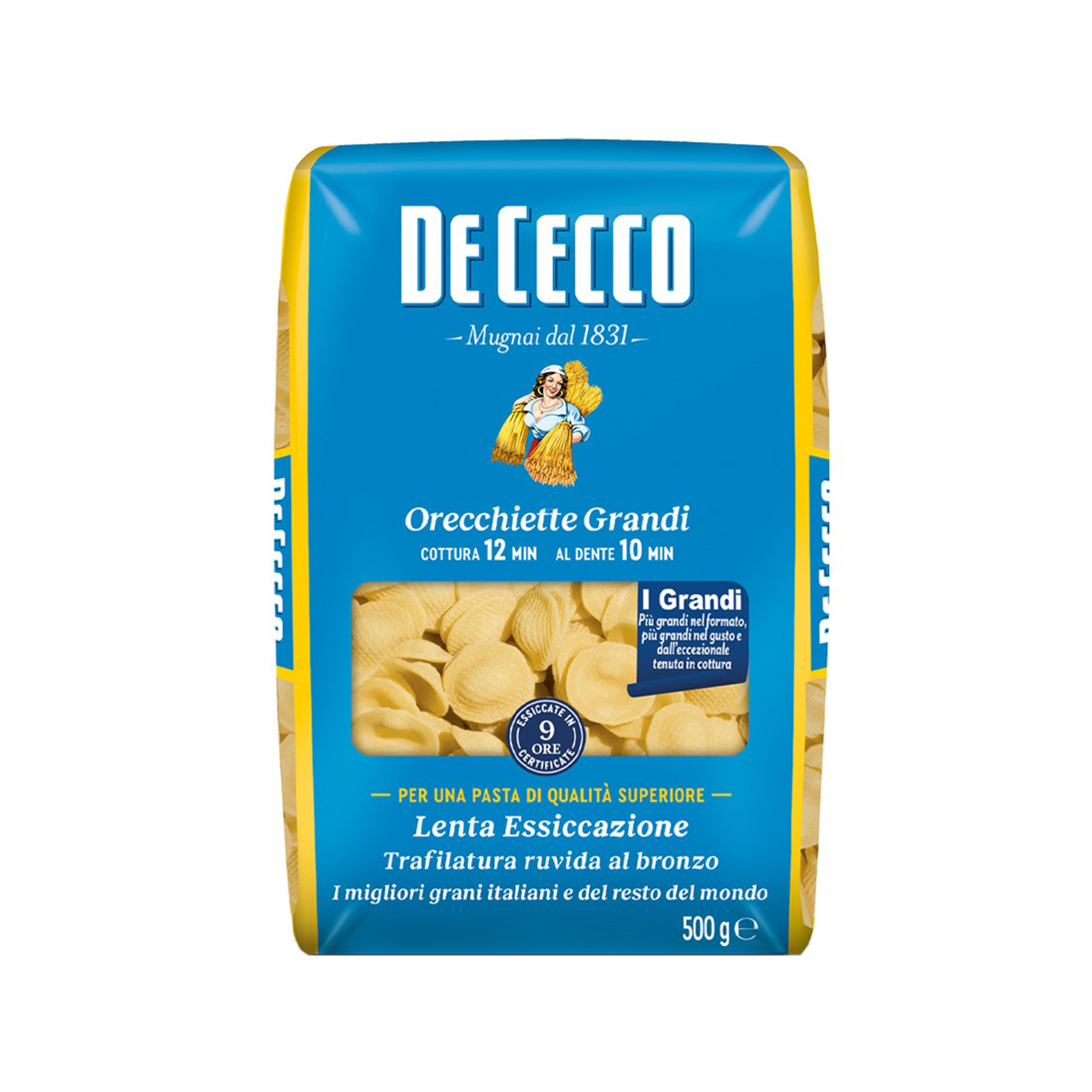 De Cecco πάστα ζυμαρικών orecchiette grandi No. 190 500g εικόνα 1