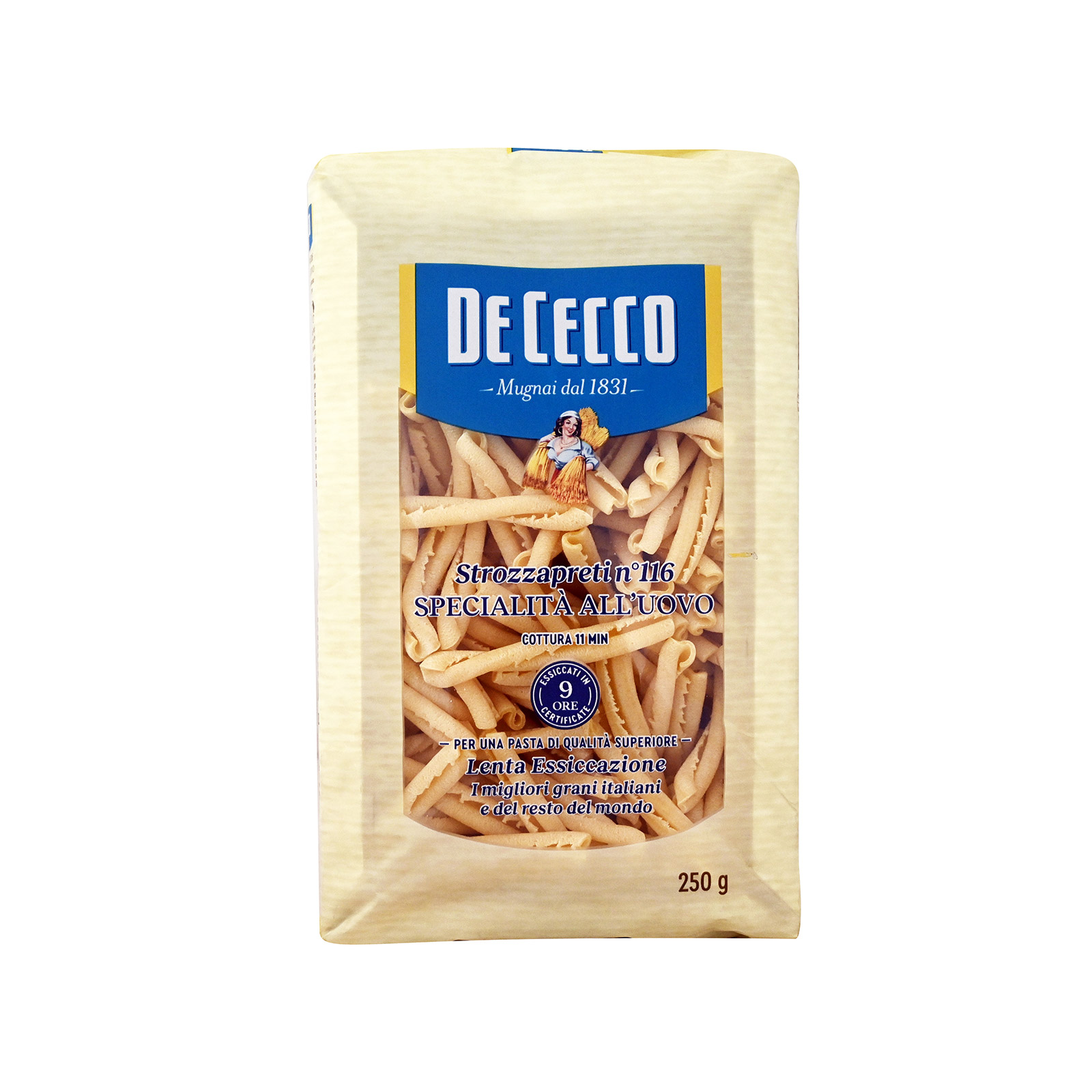 De Cecco πάστα ζυμαρικών strozzapreti 250g εικόνα 1