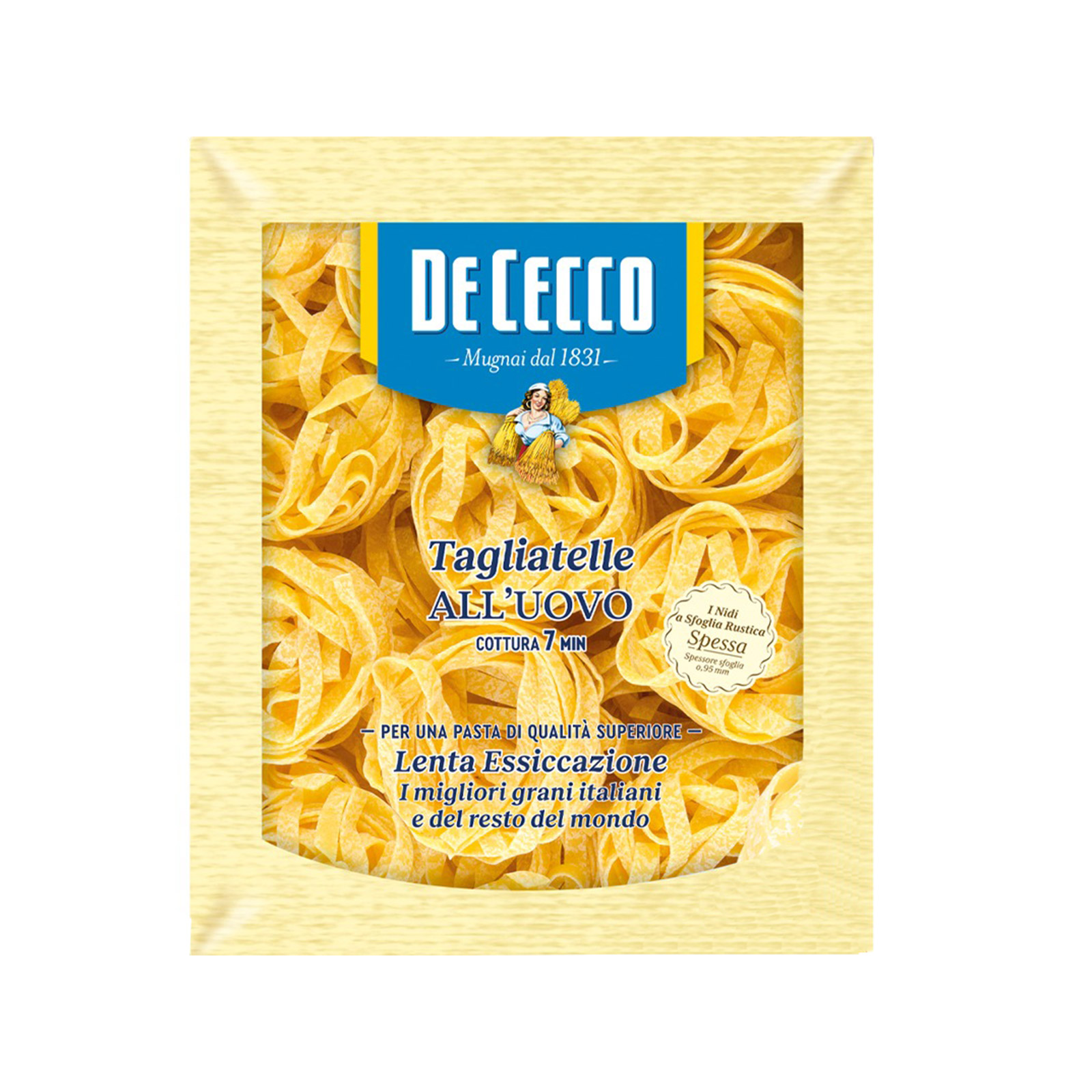 De Cecco πάστα ζυμαρικών tagliatelle all'uovo No. 304 500g εικόνα 1