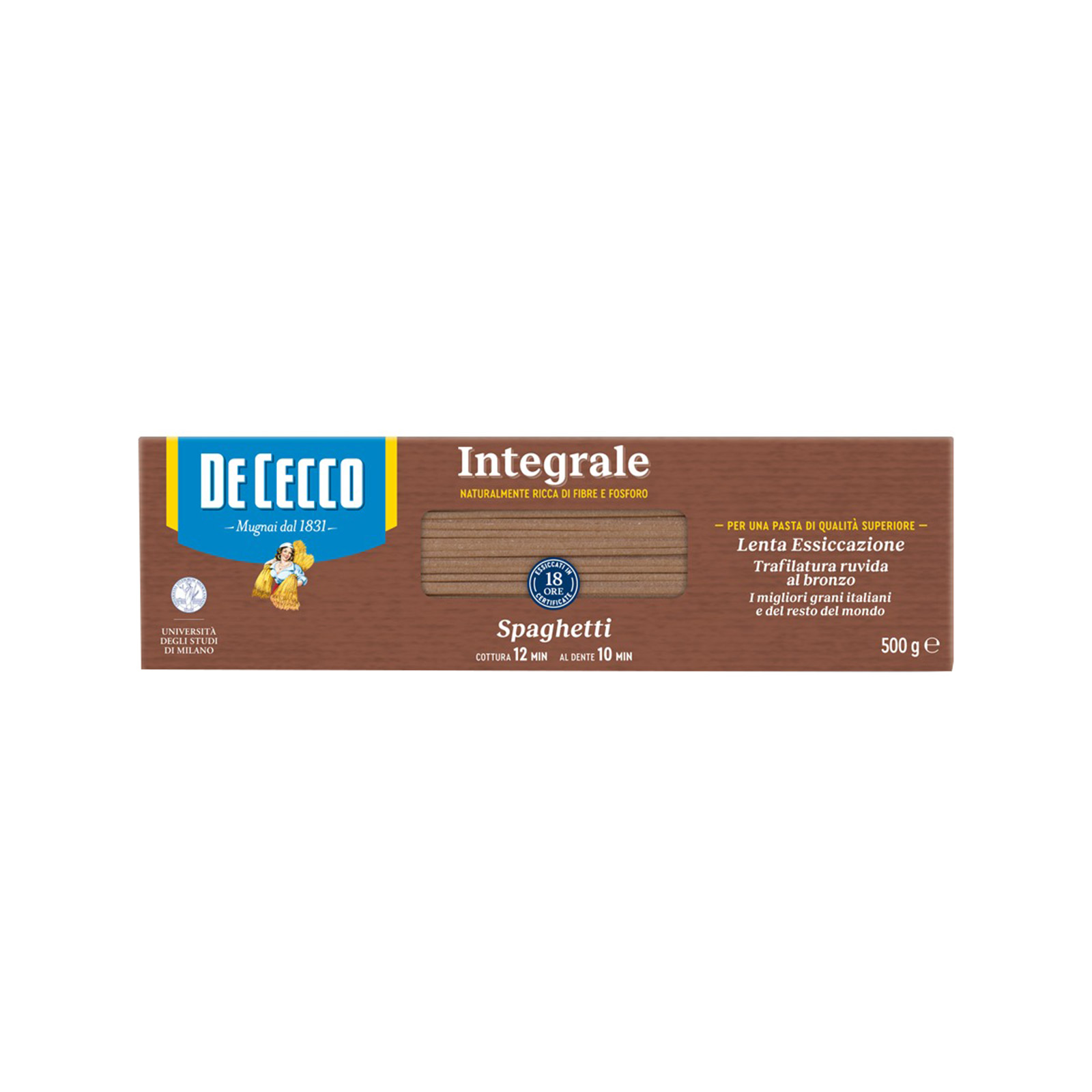 De Cecco Integrali μακαρόνια spaghetti Νo. 12 500g εικόνα 1