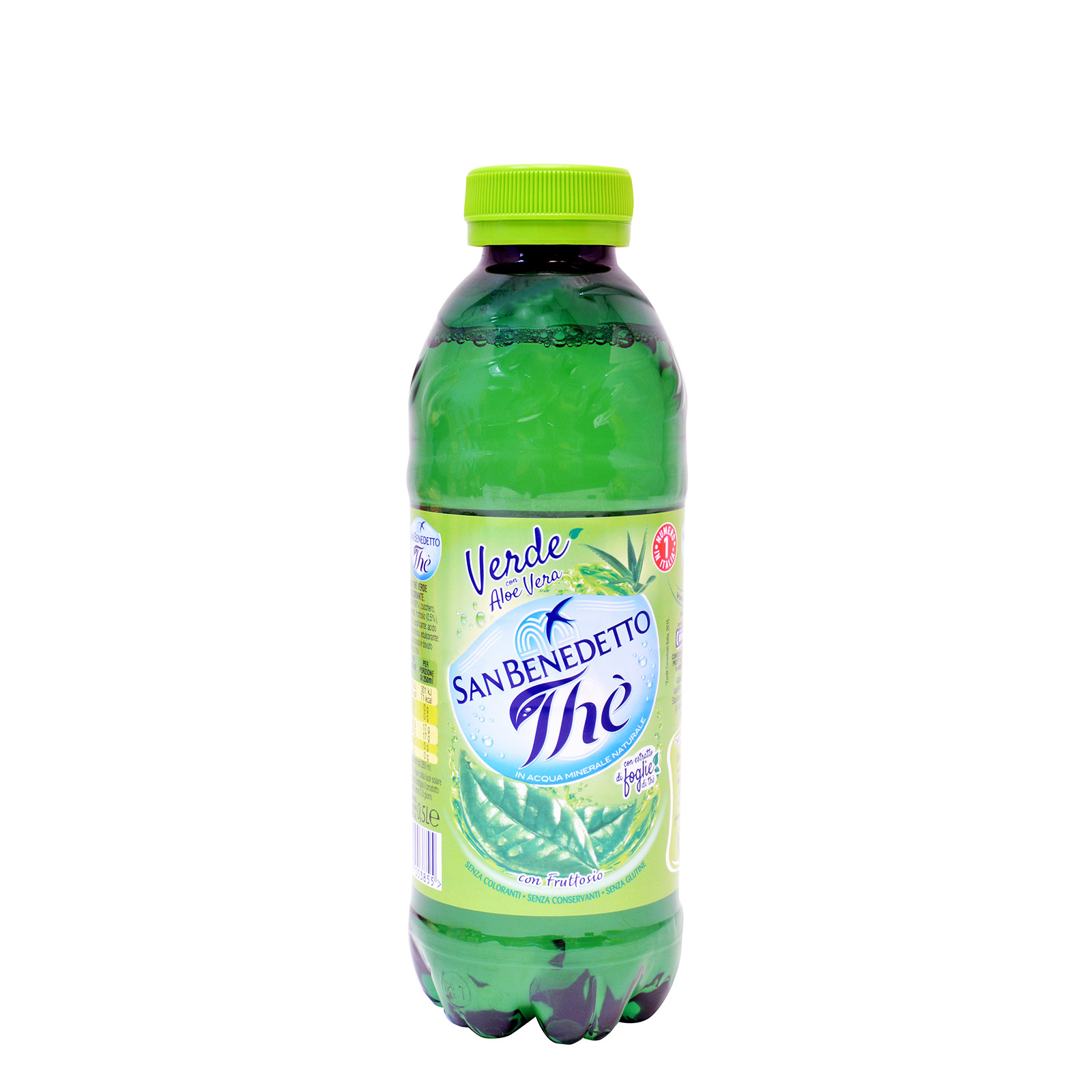 San Benedetto green tea drink with aloe vera 500ml image 1