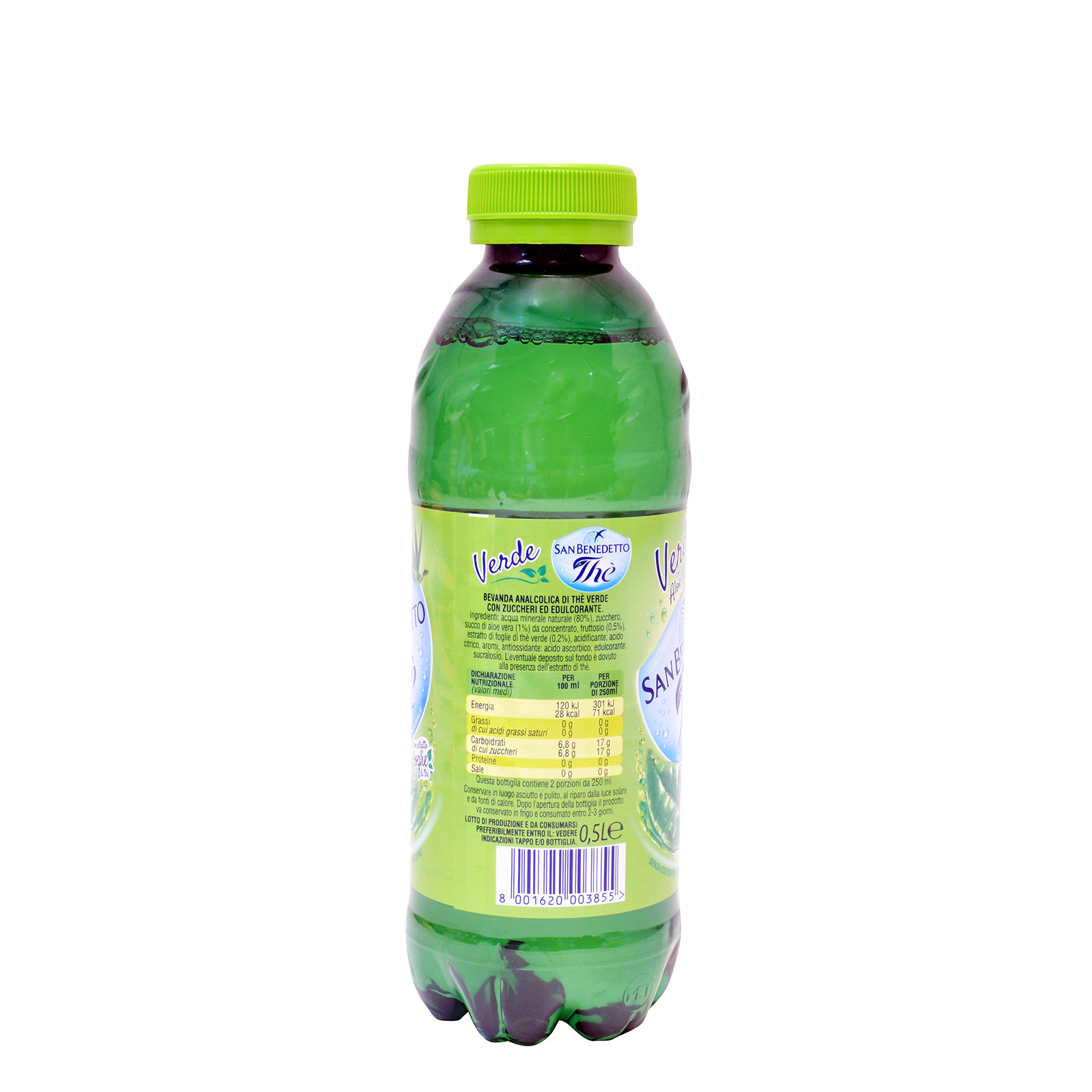 Thanopoulos | San Benedetto green tea drink with aloe vera 500ml
