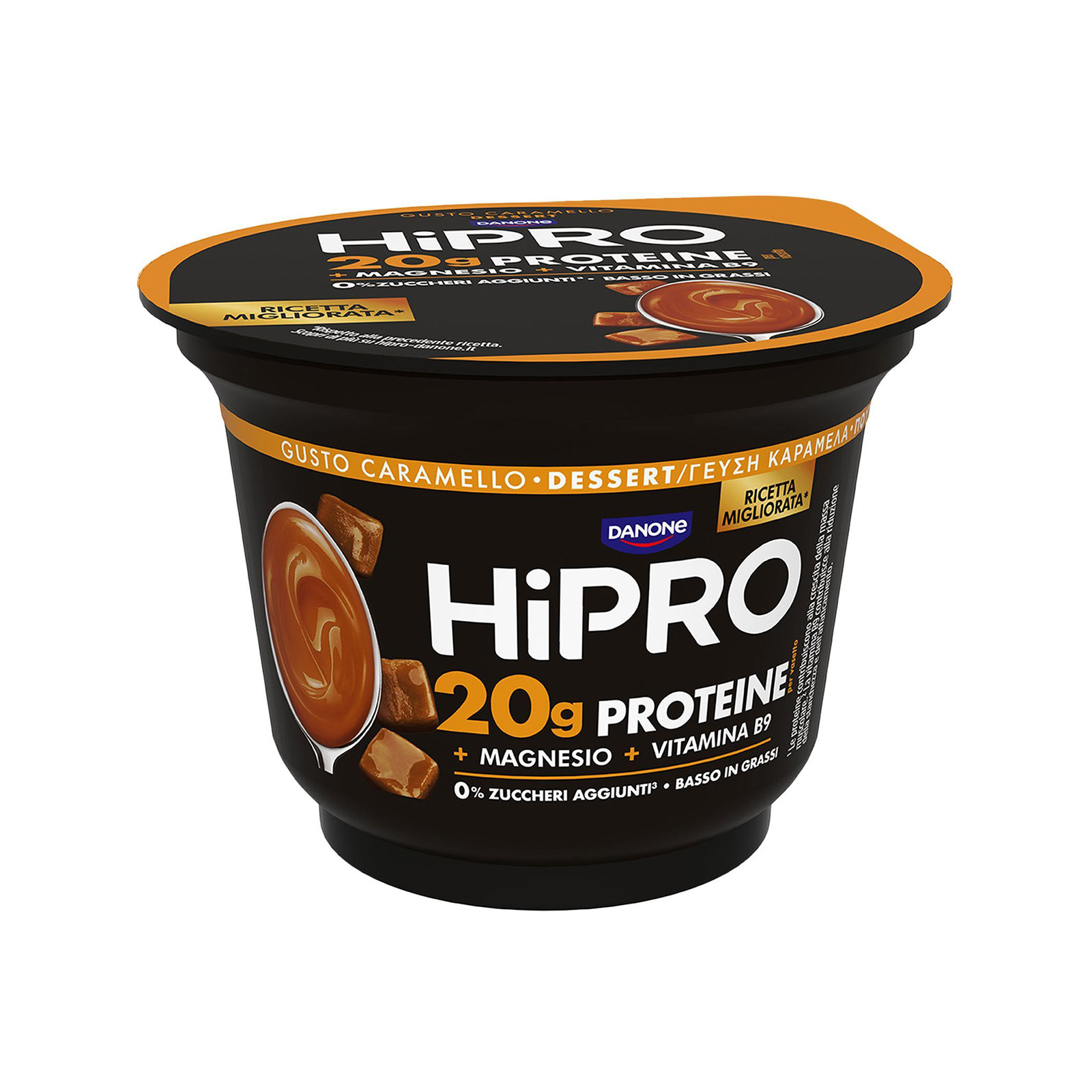 Danone Hipro pudding επιδόρπιο ψυγείου καραμέλα 200g εικόνα 1