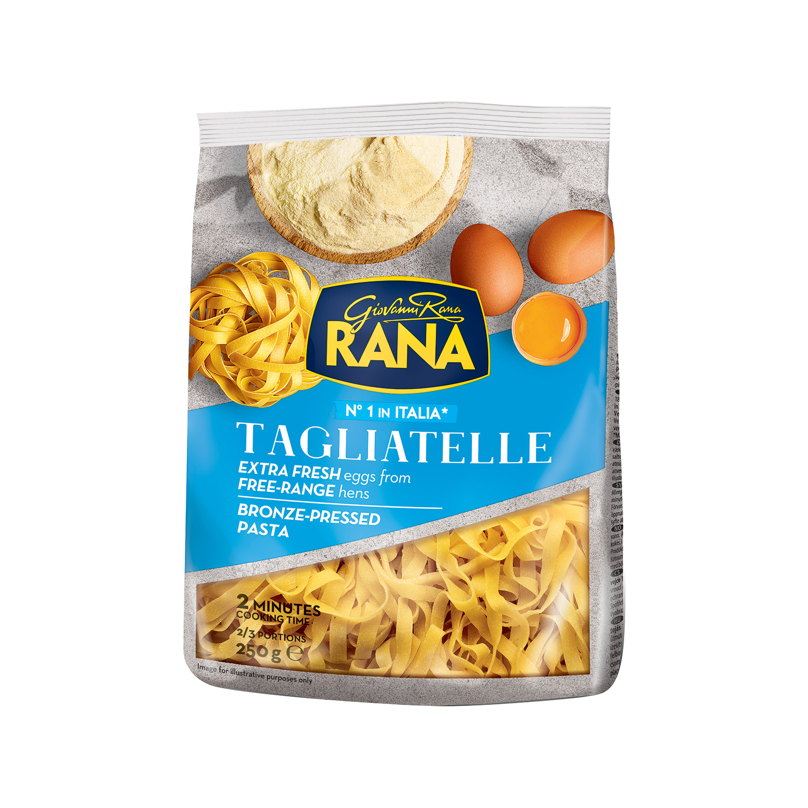 Rana ζυμαρικά φρέσκα ταλιατέλες με αυγά 250g εικόνα 1