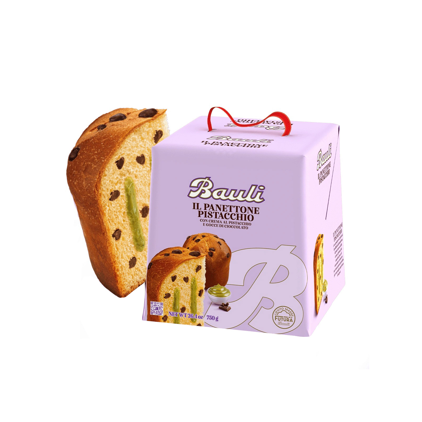 Bauli κέικ πανετόνε pistacchio 750g εικόνα 1