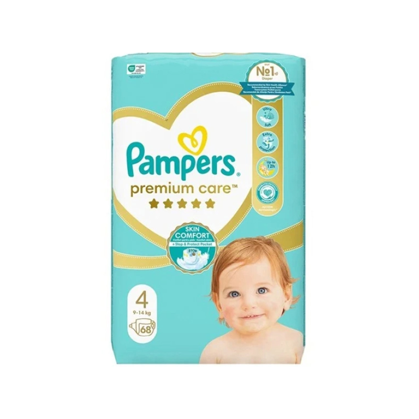 Pampers Care πάνες παιδικές No. 4/ 9-14kg 68τεμ εικόνα 1