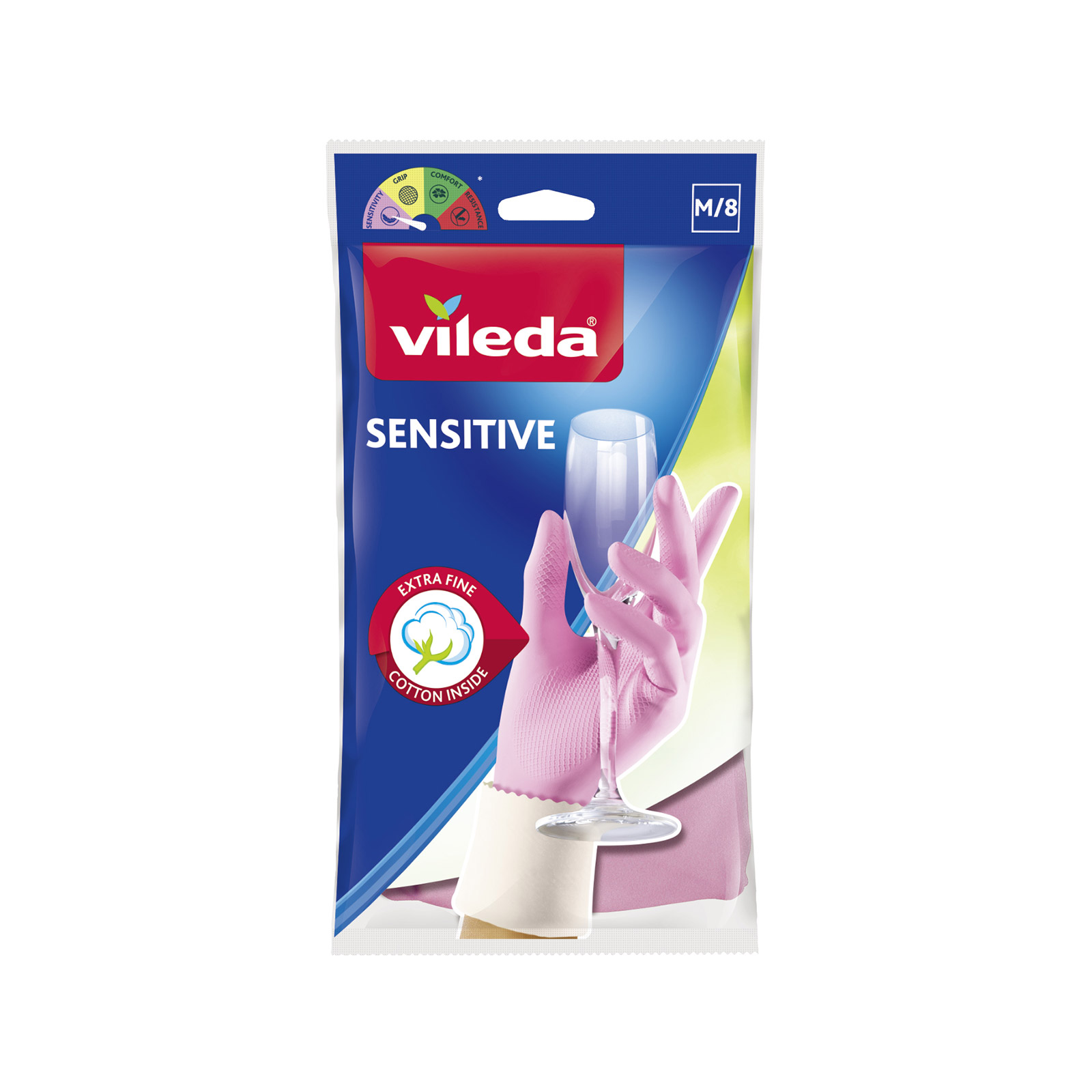Vileda Sensitive γάντια κουζίνας medium / 8 εικόνα 1