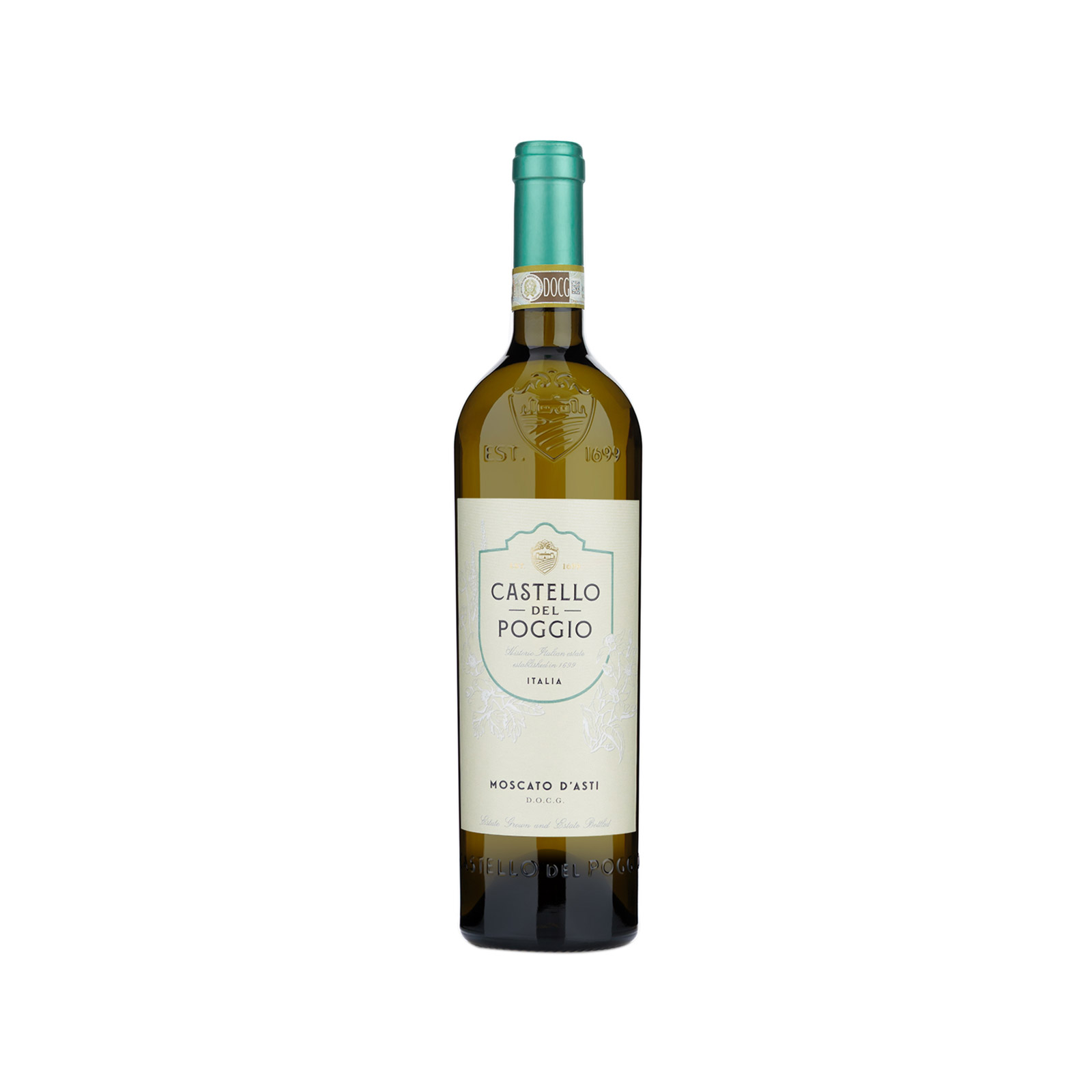 Caste del Poggio Moscato D'asti οίνος ημιαφρώδης λευκός 750ml εικόνα 1