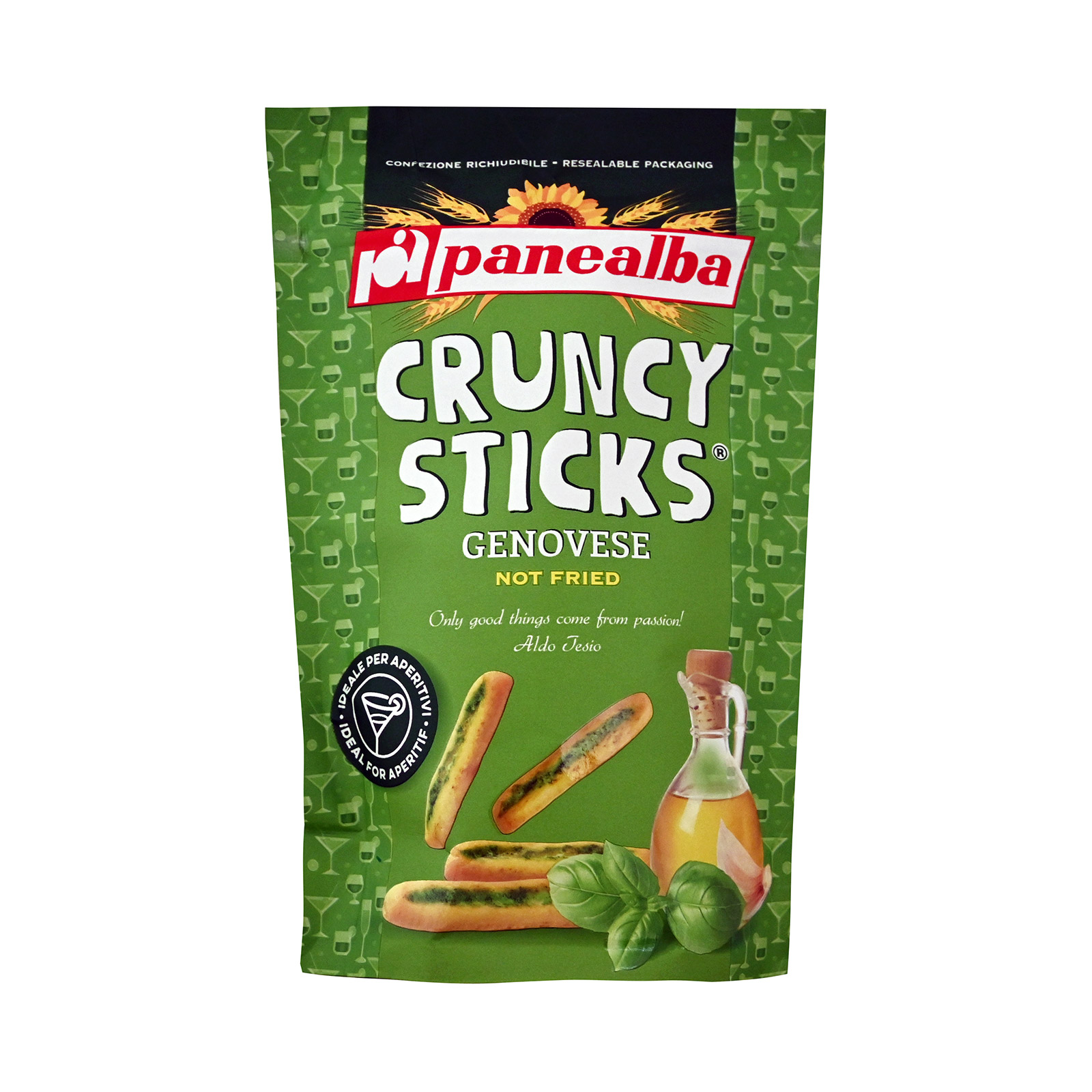 Panealba Cruncy Sticks mini breadsticks genovese 75g image 1