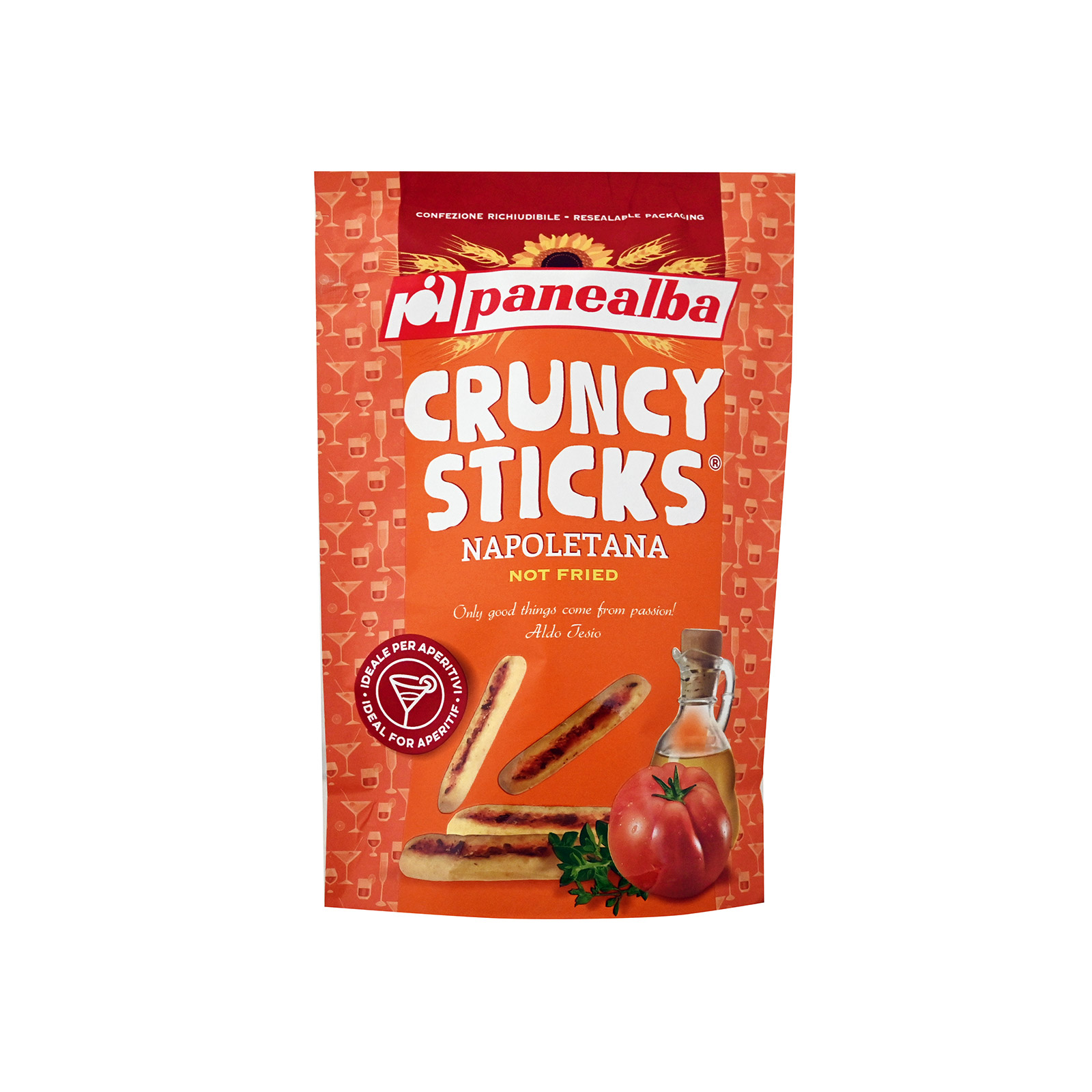 Panealba Cruncy Sticks mini breadsticks Napoletana 75g image 1