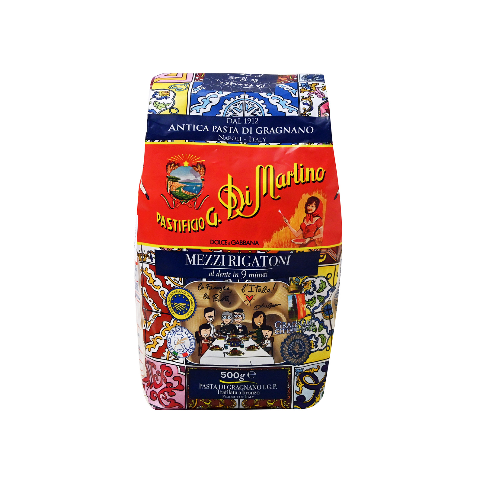 Pastificio G. di Martino πάστα ζυμαρικών mezzi rigatoni 500g εικόνα 1